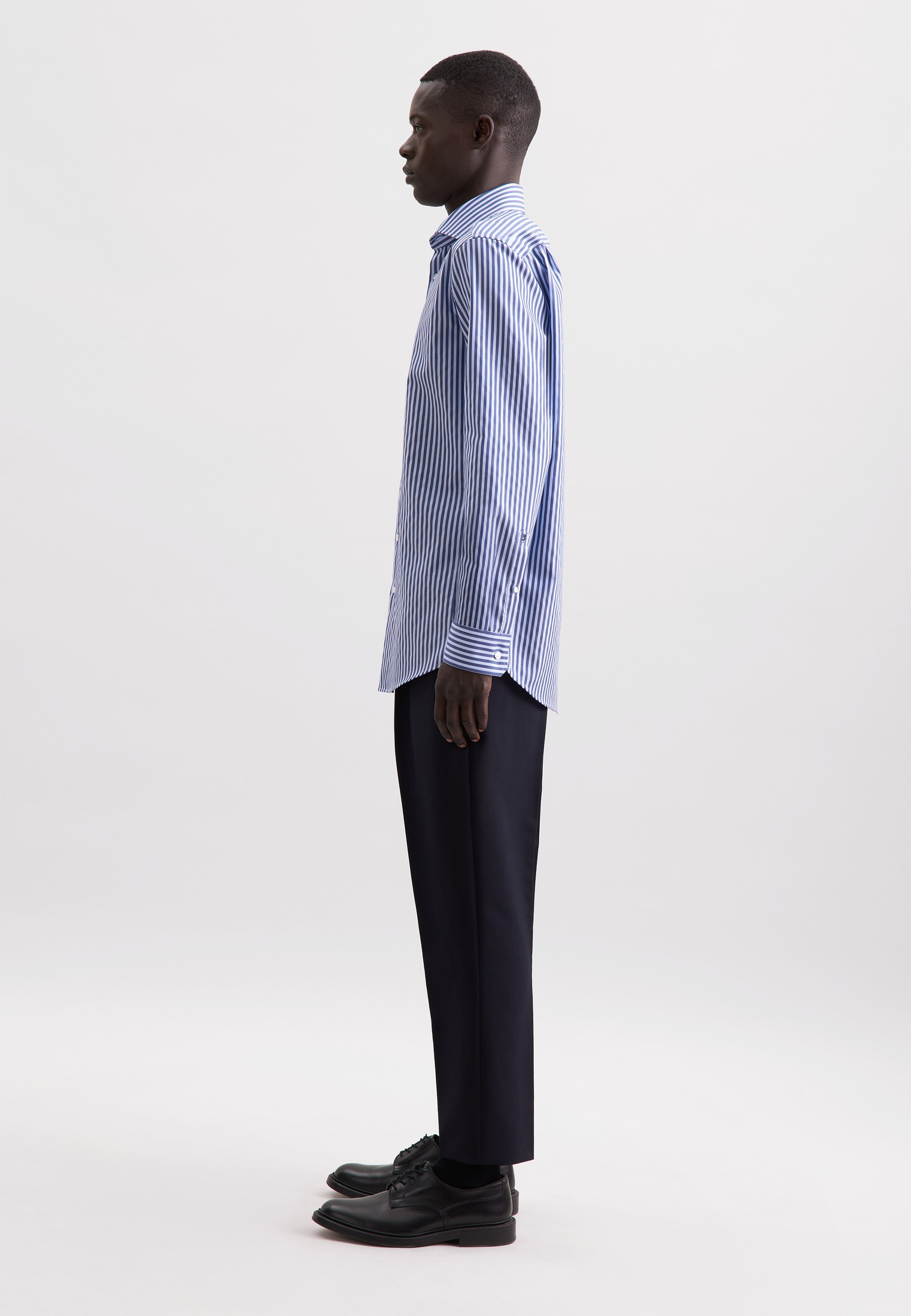 seidensticker Businesshemd »Schwarze Rose« Regular 1/1 Kentkragen Struktur