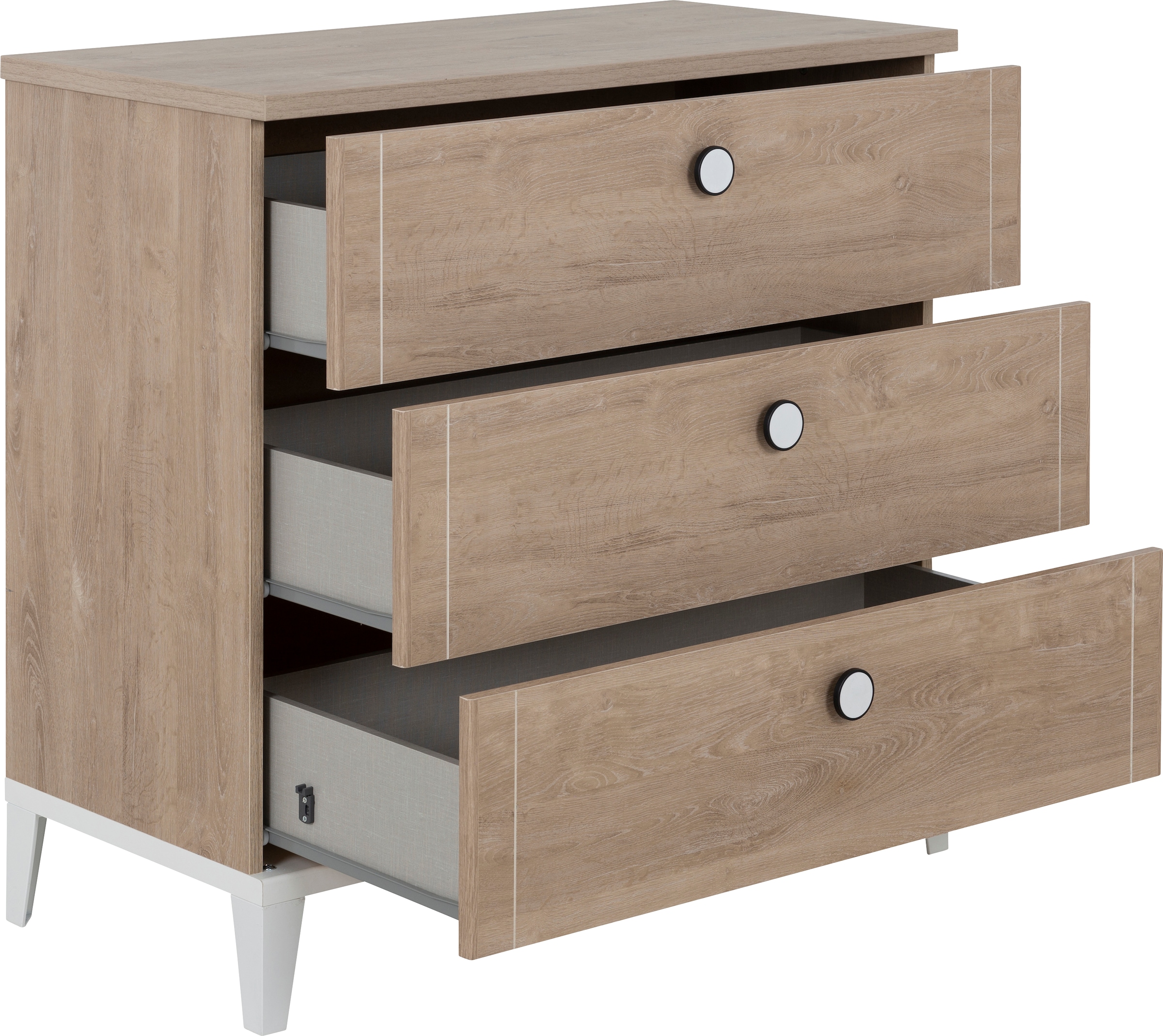 Galipette Wickelkommode »Marcel«, bis 100 kg, Komplette Wickelkommode, 95 cm