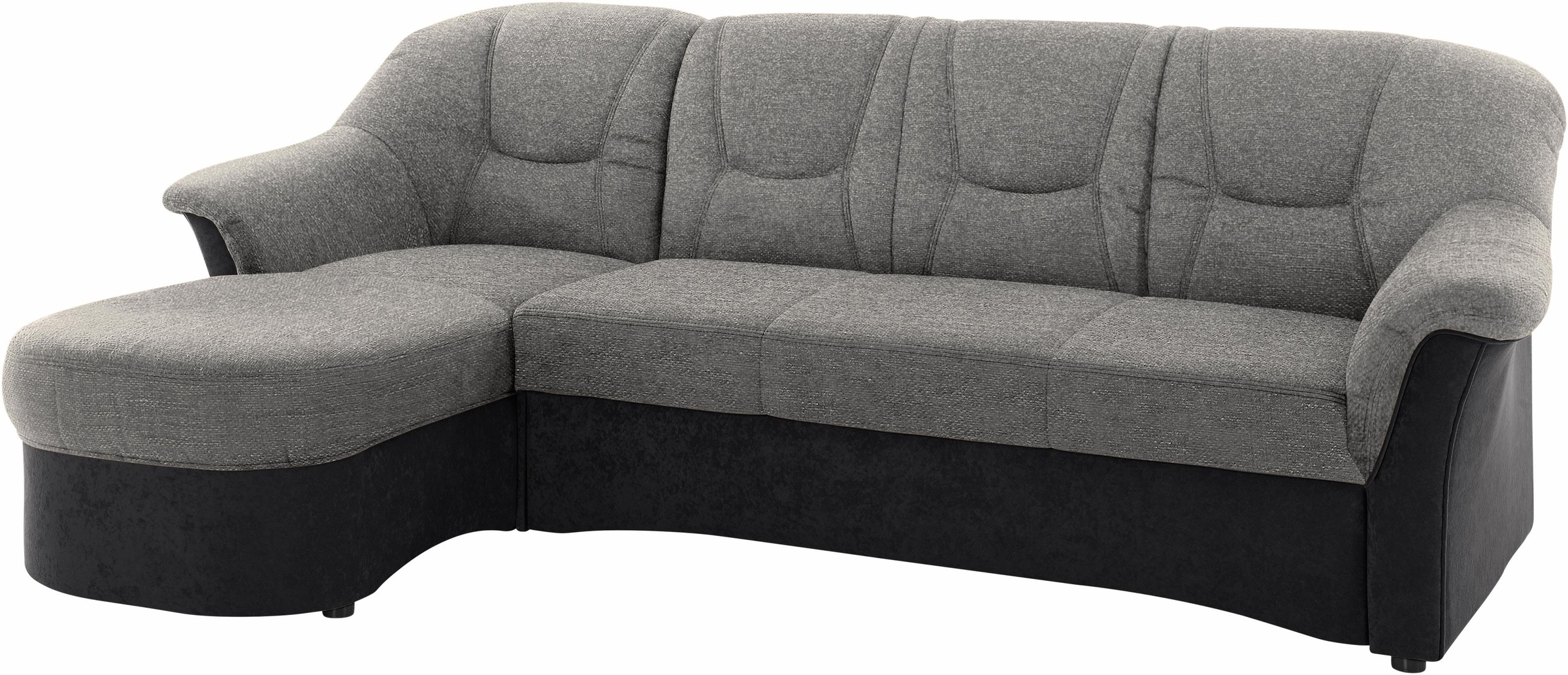DOMO collection Ecksofa »Sarafina zeitlos und komfortabel, optional mit Federkern, L-Form«, wahlweise mit Bettfunktion