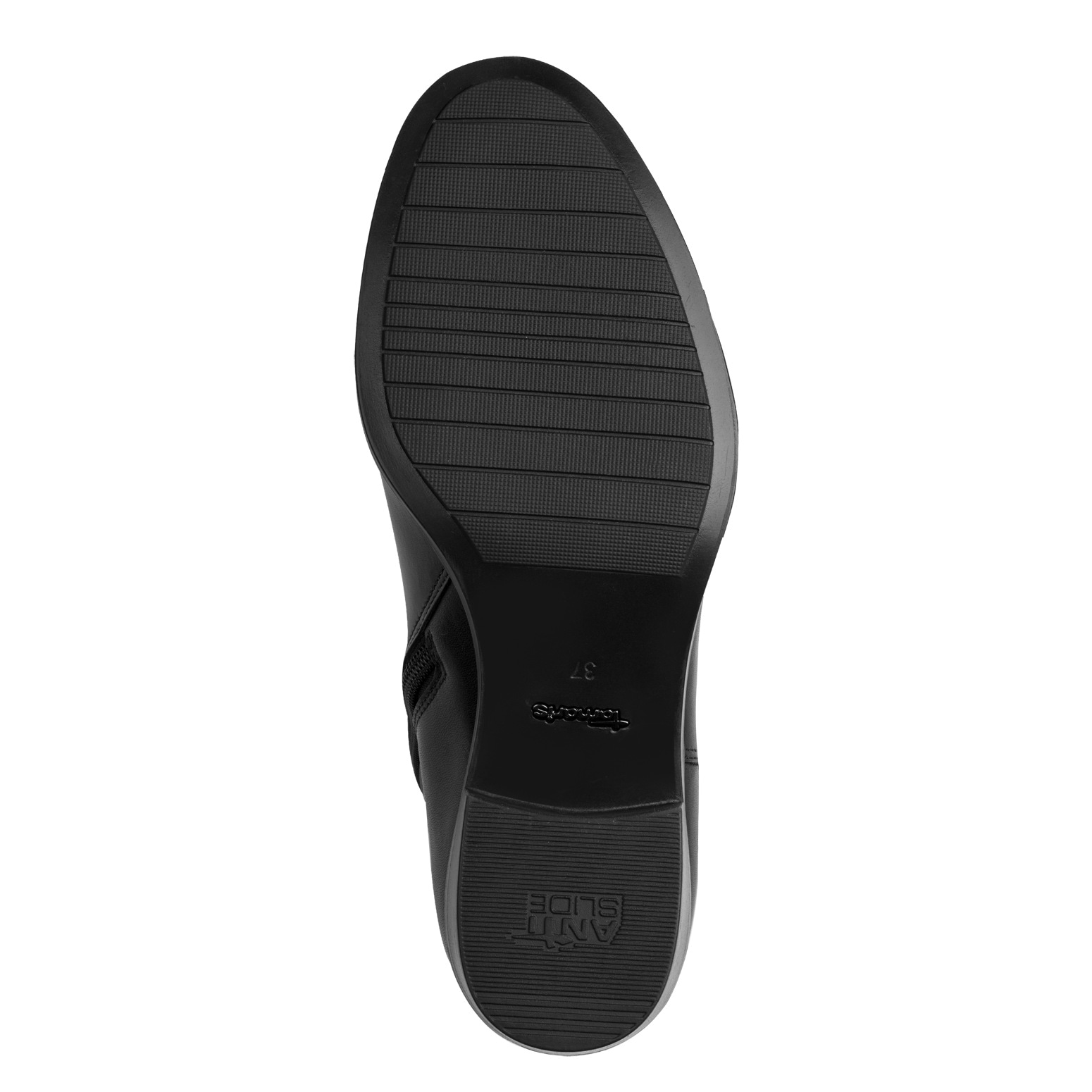 Tamaris Chelseaboots, Blockabsatz, Westernstiefelette mit Stretcheinsatz außen