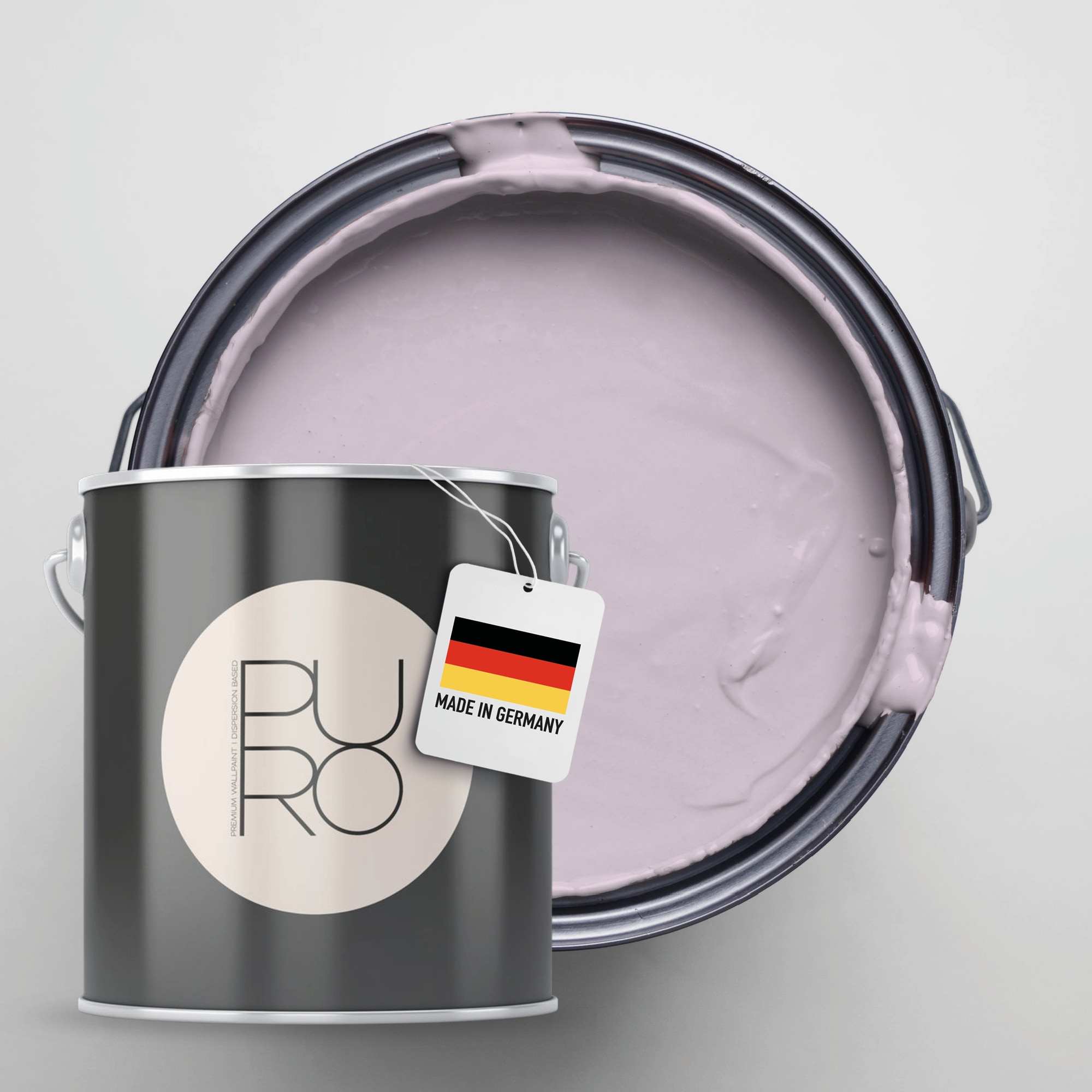 A.S. CRÉATION Wandfarbe "Premium Innenwandfarbe PURO Tuchmatt simple mauve", 5 l 5mlc2000 simple mauve, Farben, ideal für Wohnzimmer, Schlafzimmer,