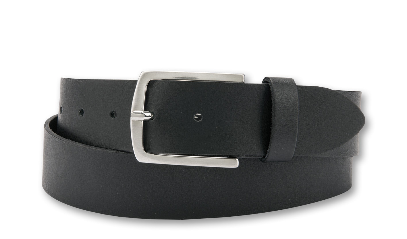 BERND GÖTZ Ledergürtel »Ledergürtel mit silberfarbener Schließe«