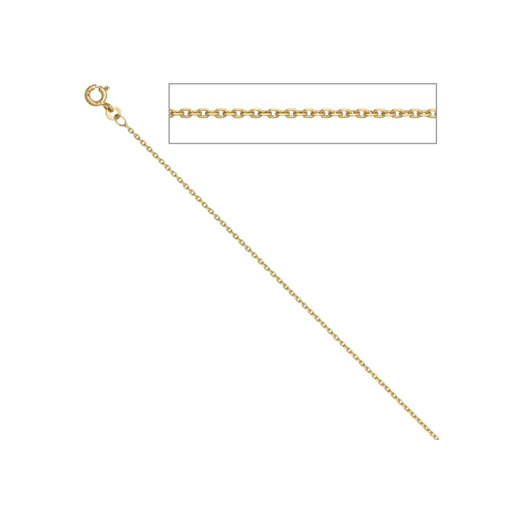 JOBO Goldkette Ankerkette 585 Gold 36 cm 1 2 mm