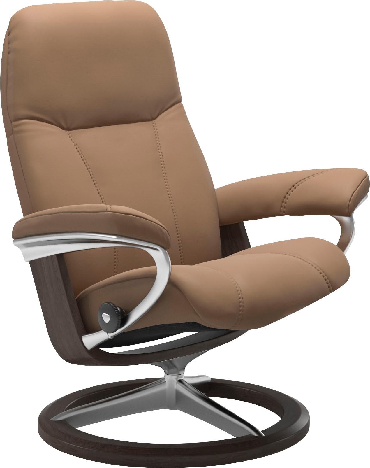 »Consul«, Friday Base, BAUR Gestell Relaxsessel Black Wenge S, Größe mit Stressless® | Signature