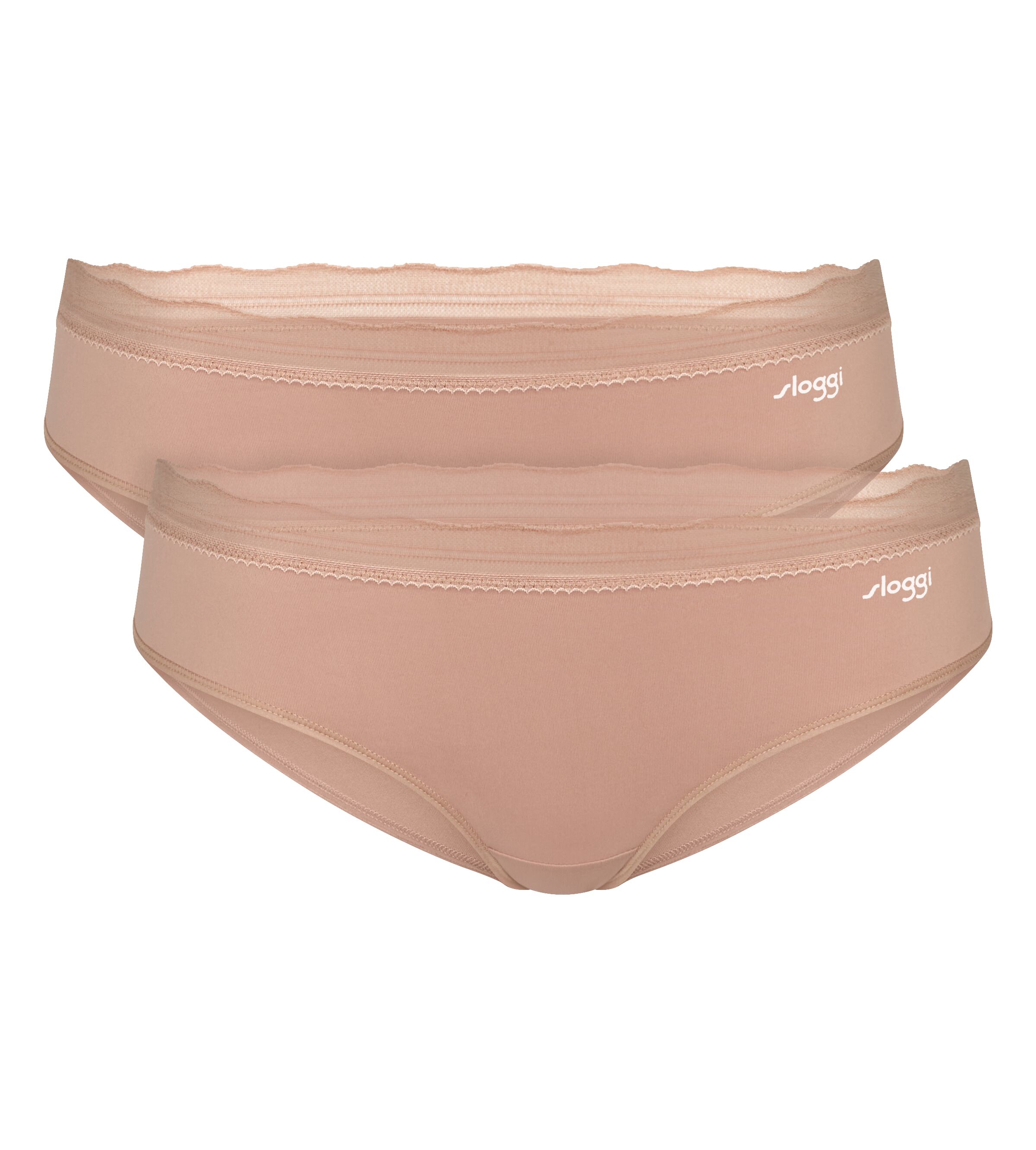 sloggi Hipster "GO Blush Hipster 2P" mit Spitzendetails