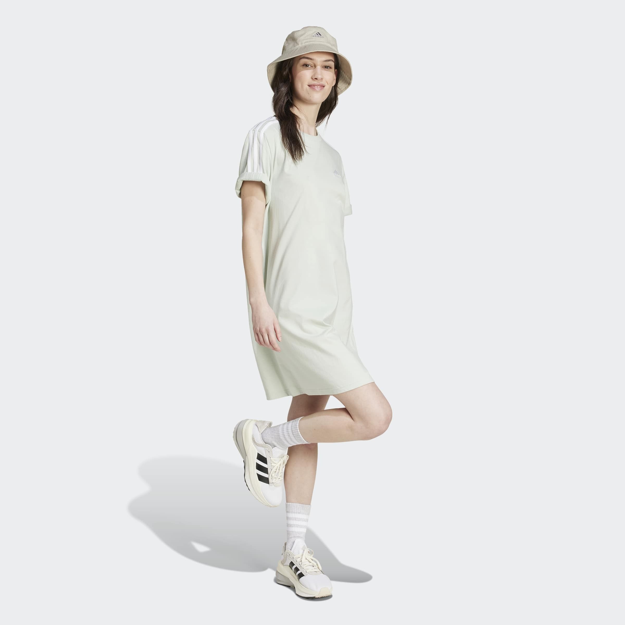 adidas Sportswear Shirtkleid "W 3S BF T DR" 1 Stk. tlg. günstig online kaufen