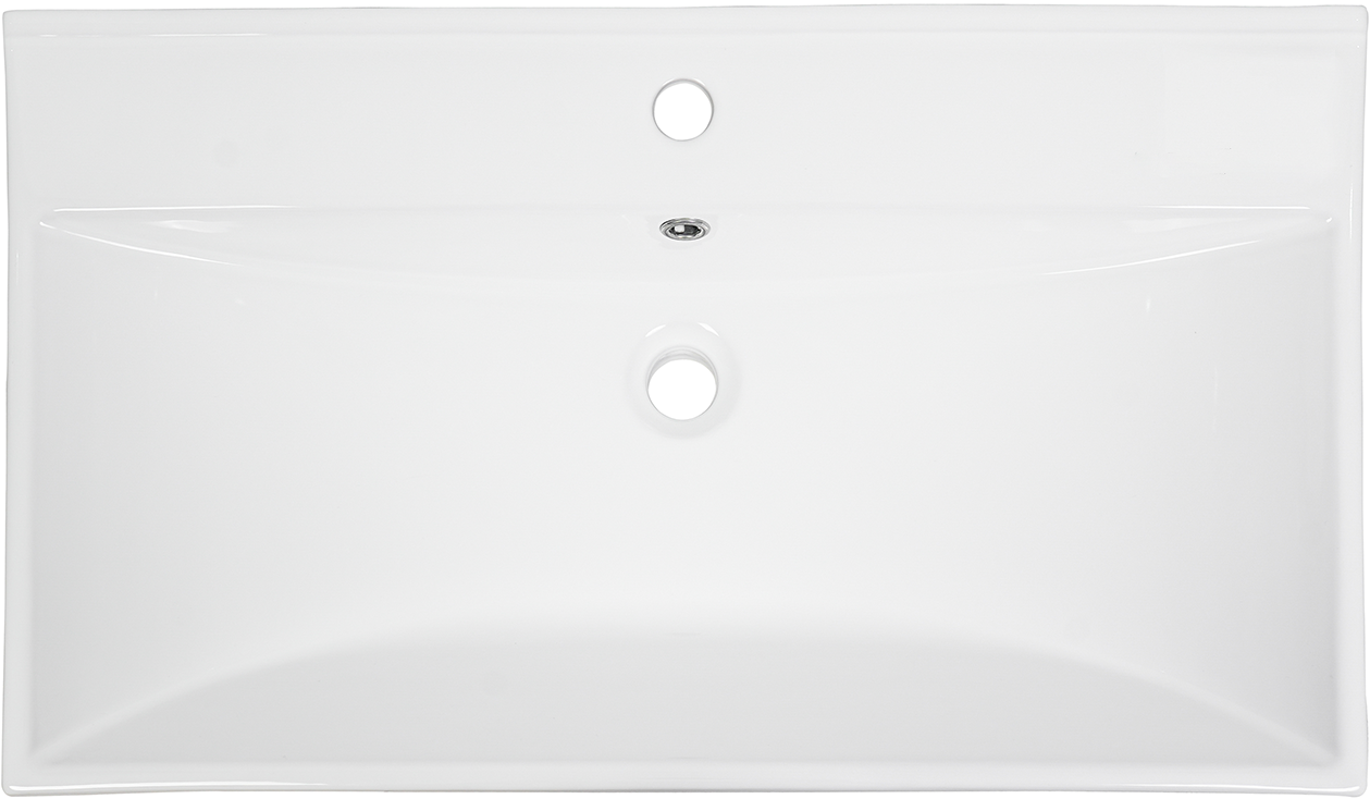welltime Einbauwaschbecken "Trento Deluxe" Mit Nano Glasur in 51,61,81,101 und 121cm erhältlich.