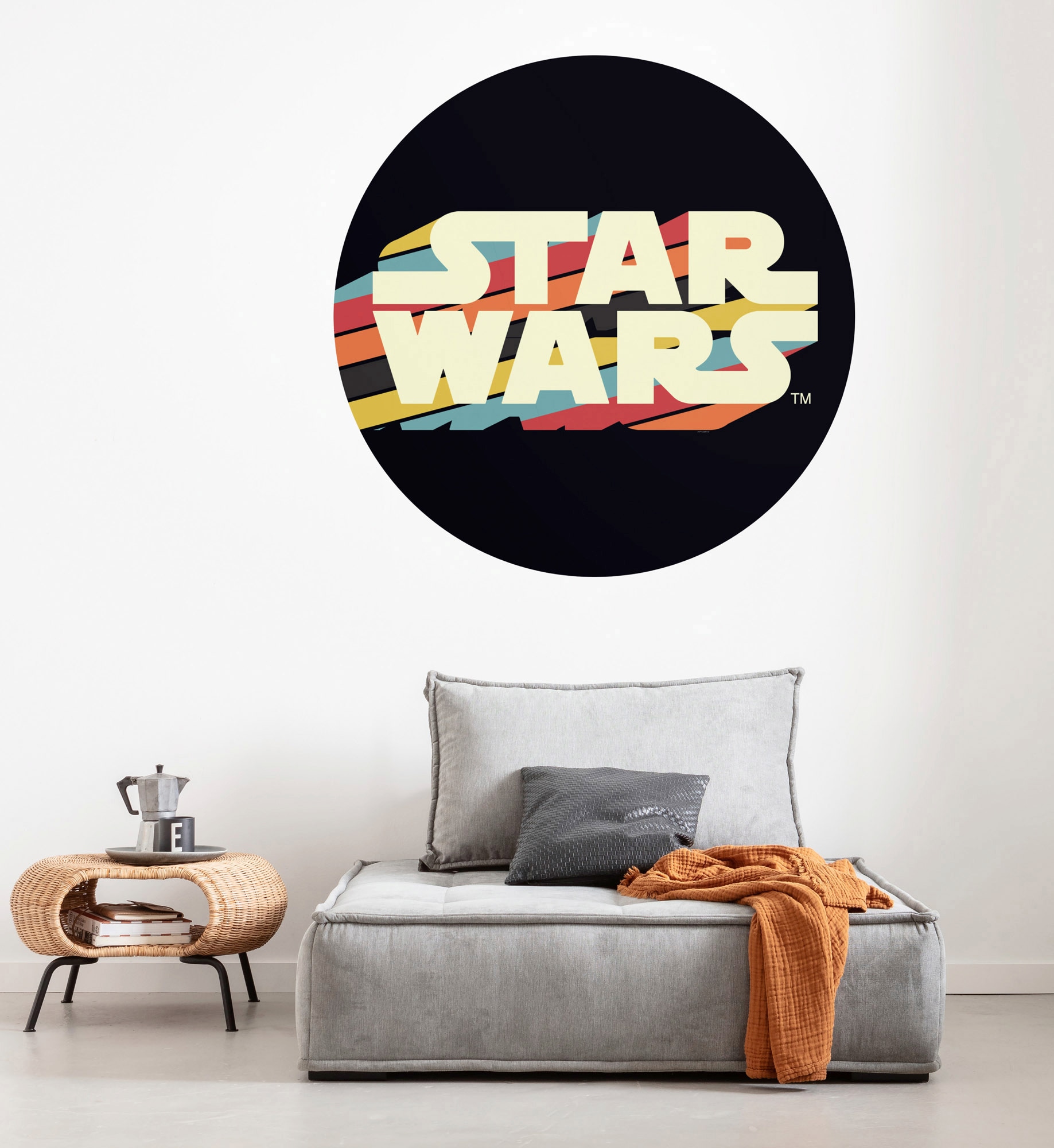 Komar Fototapete »Star Wars Typeface«, 125x125 cm (Breite x Höhe), rund und  selbstklebend per Rechnung | BAUR