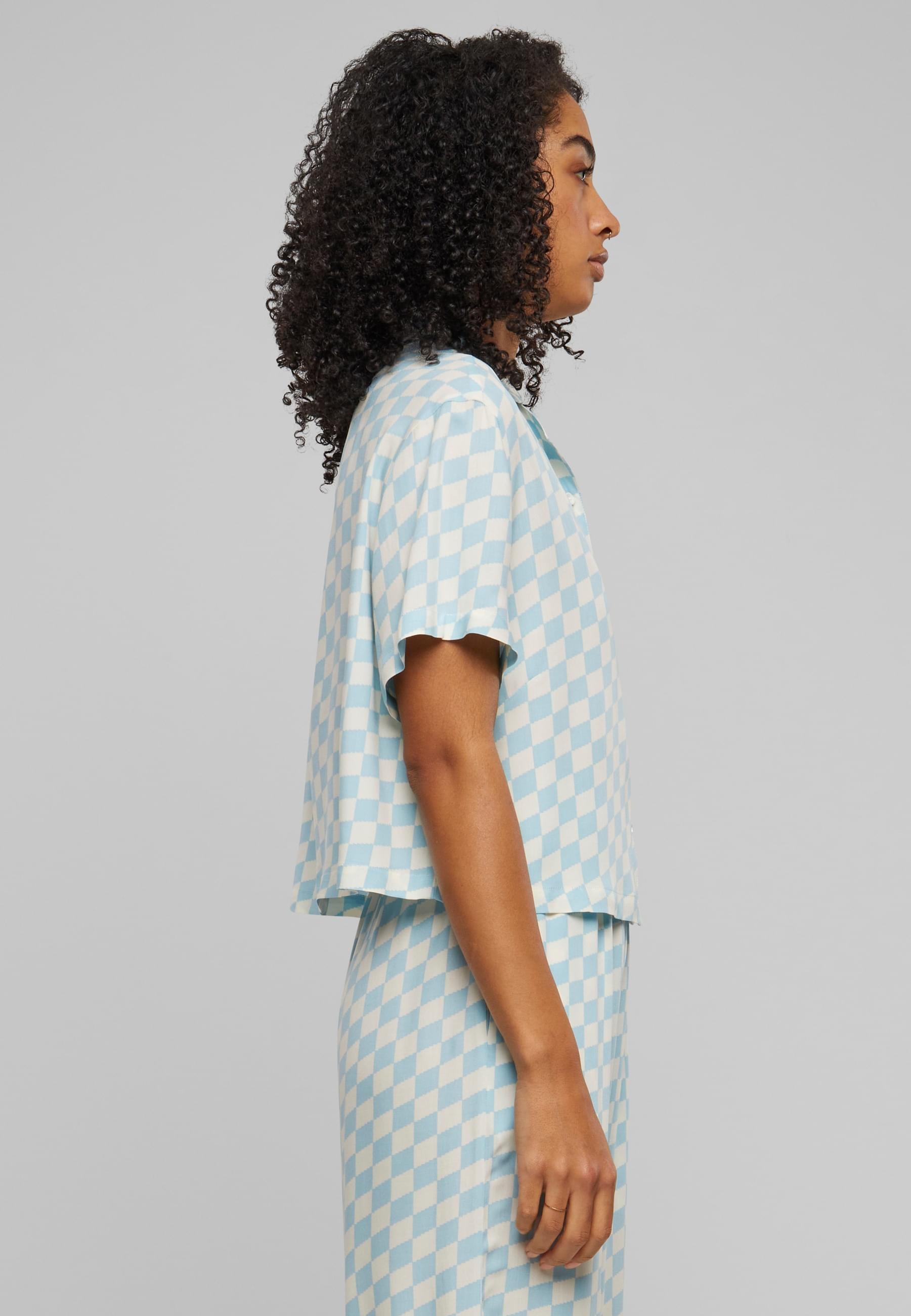 URBAN CLASSICS T-Shirt »Urban Classics Damen Ladies Resort Shirt«, (1 tlg.)