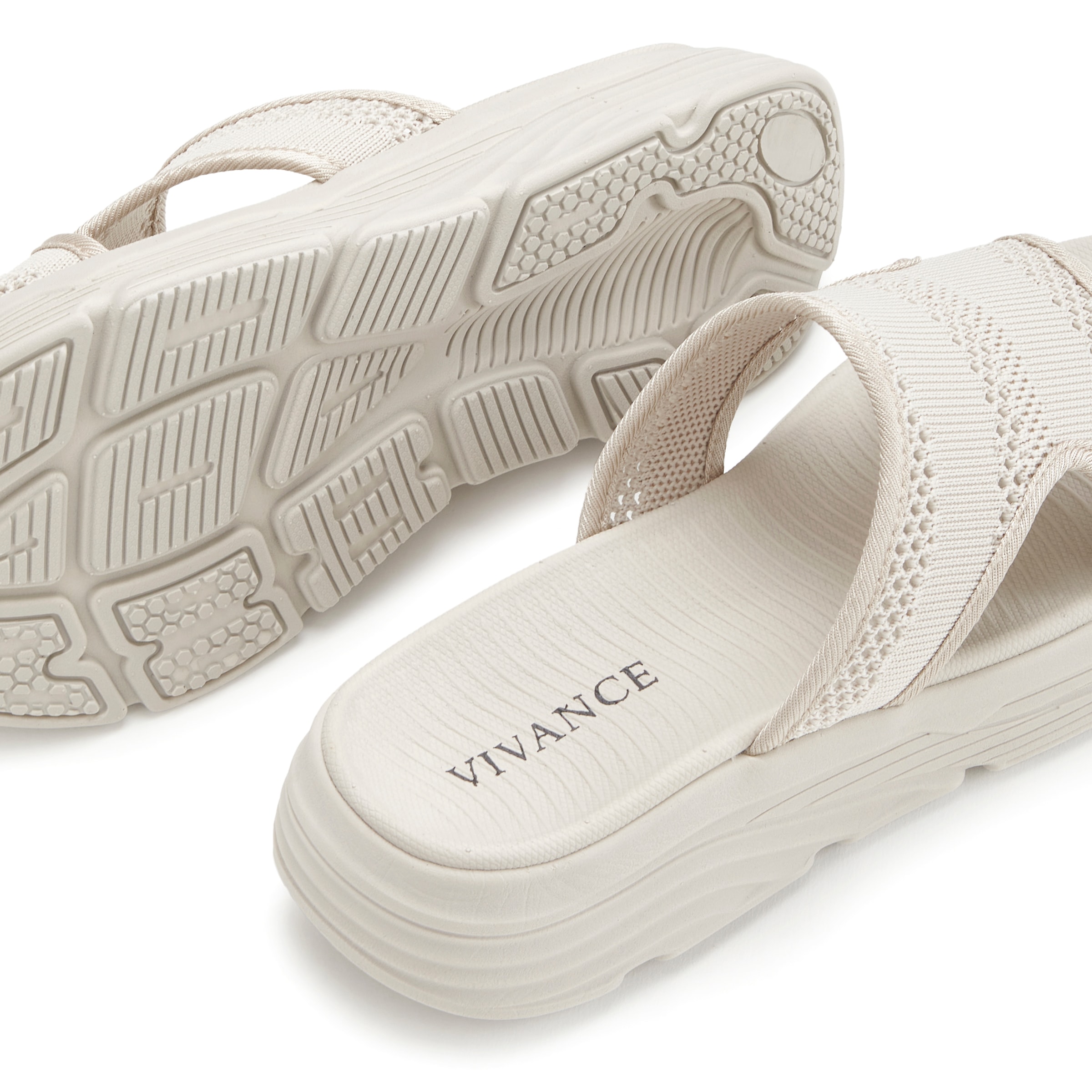 Vivance Pantolette, Mules, Sandale, offener Schuh mit modischer Chunky-Sohle VEGAN