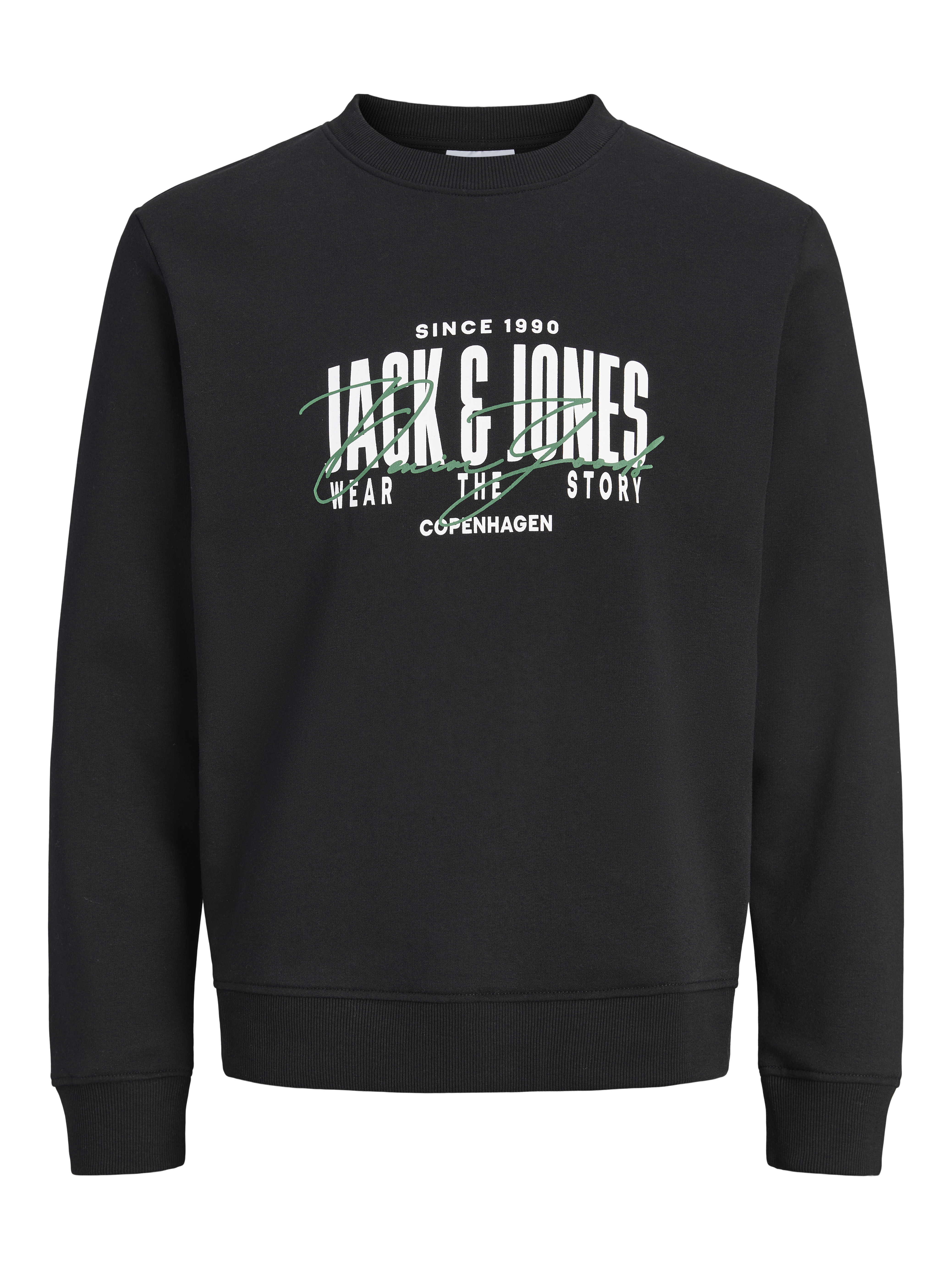 Jack & Jones "JJAERO SWEAT CREW NECK", Materialmix, regular fit