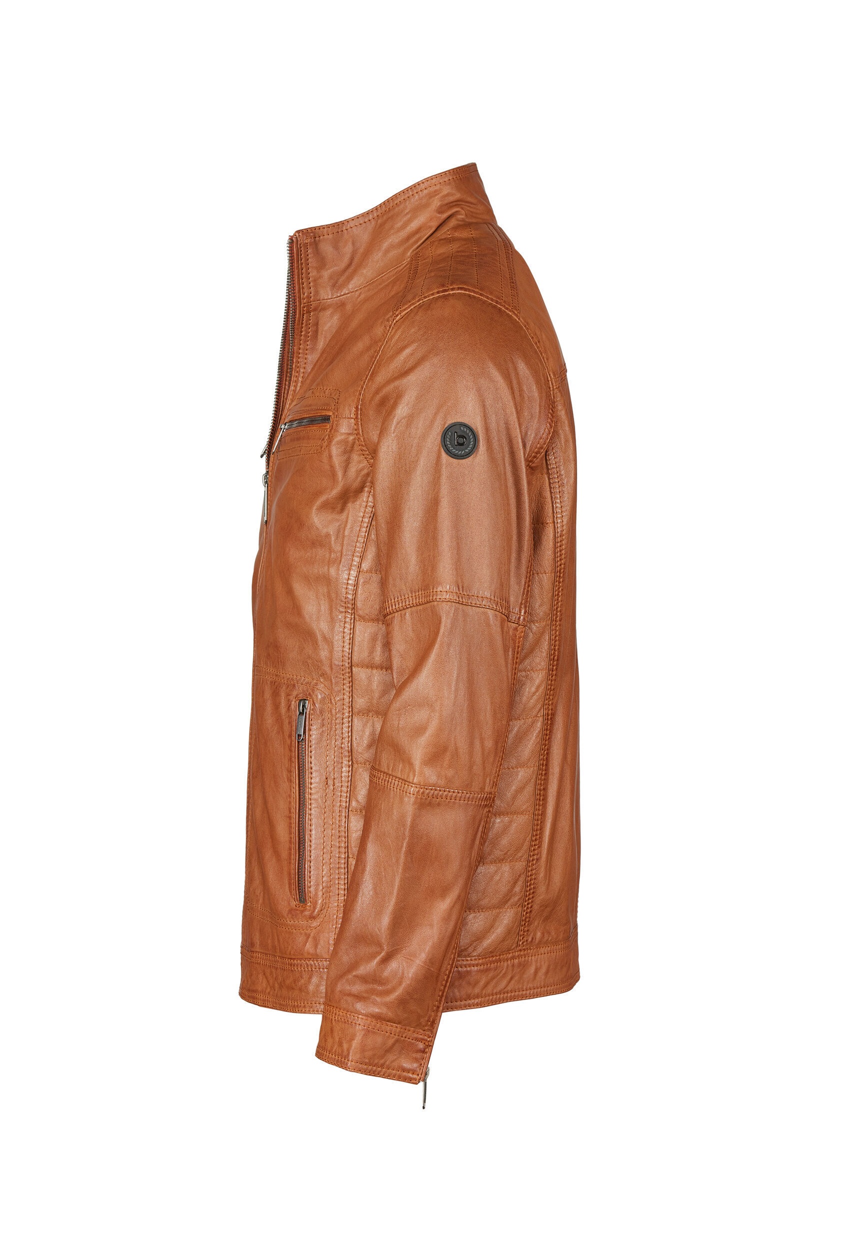 bugatti Winterjacke »BUFIDELIO« ohne Kapuze mit Ziernähten und Reißverschlusstaschen