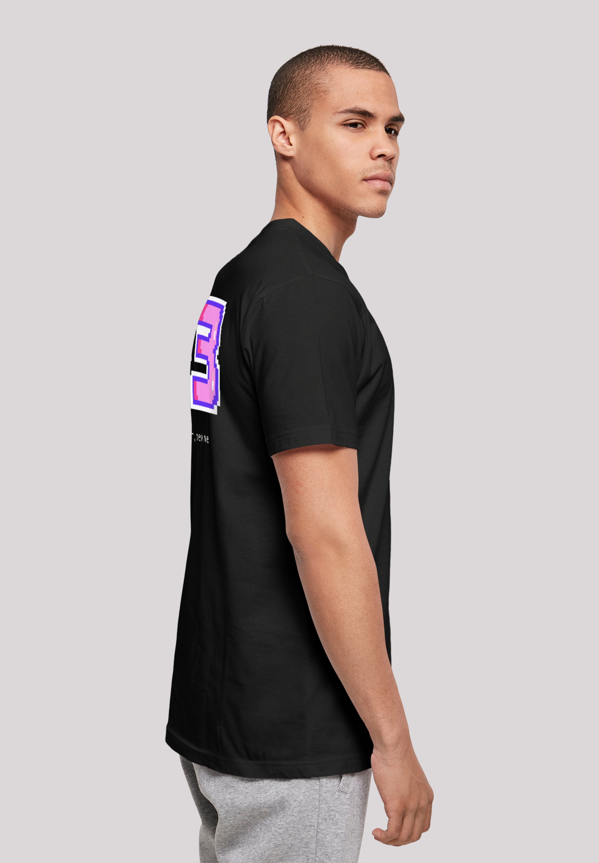 F4NT4STIC T-Shirt »Happy People Only Good Vibes« Print