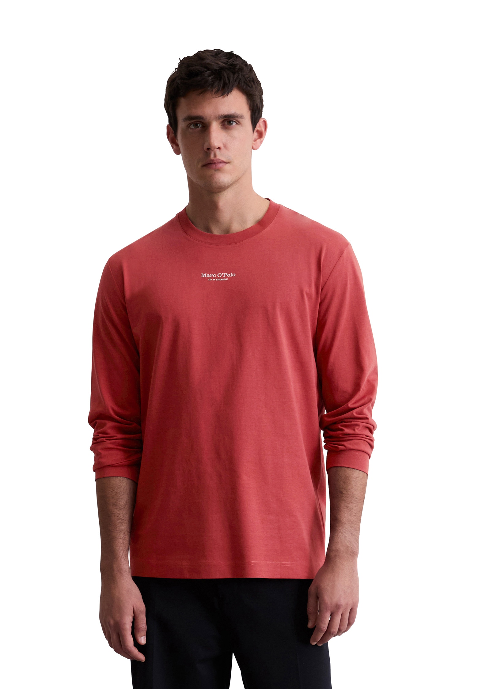 Marc OPolo Langarmshirt "aus reiner Bio-Baumwolle" günstig online kaufen