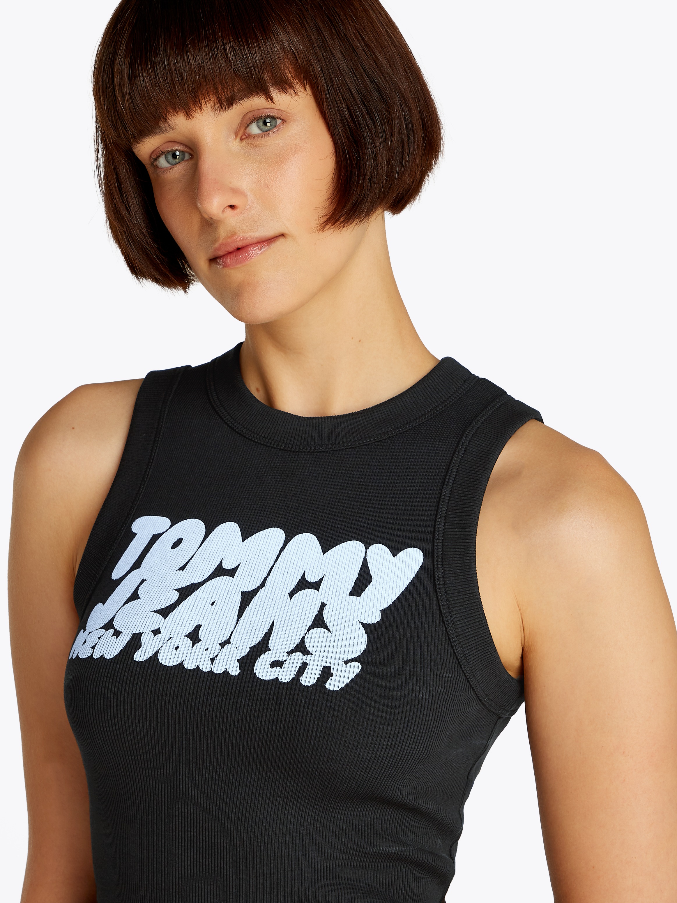 Tommy Jeans Minikleid "TJW TJ BUBBLE TANK DRESS", mit Logodruck günstig online kaufen