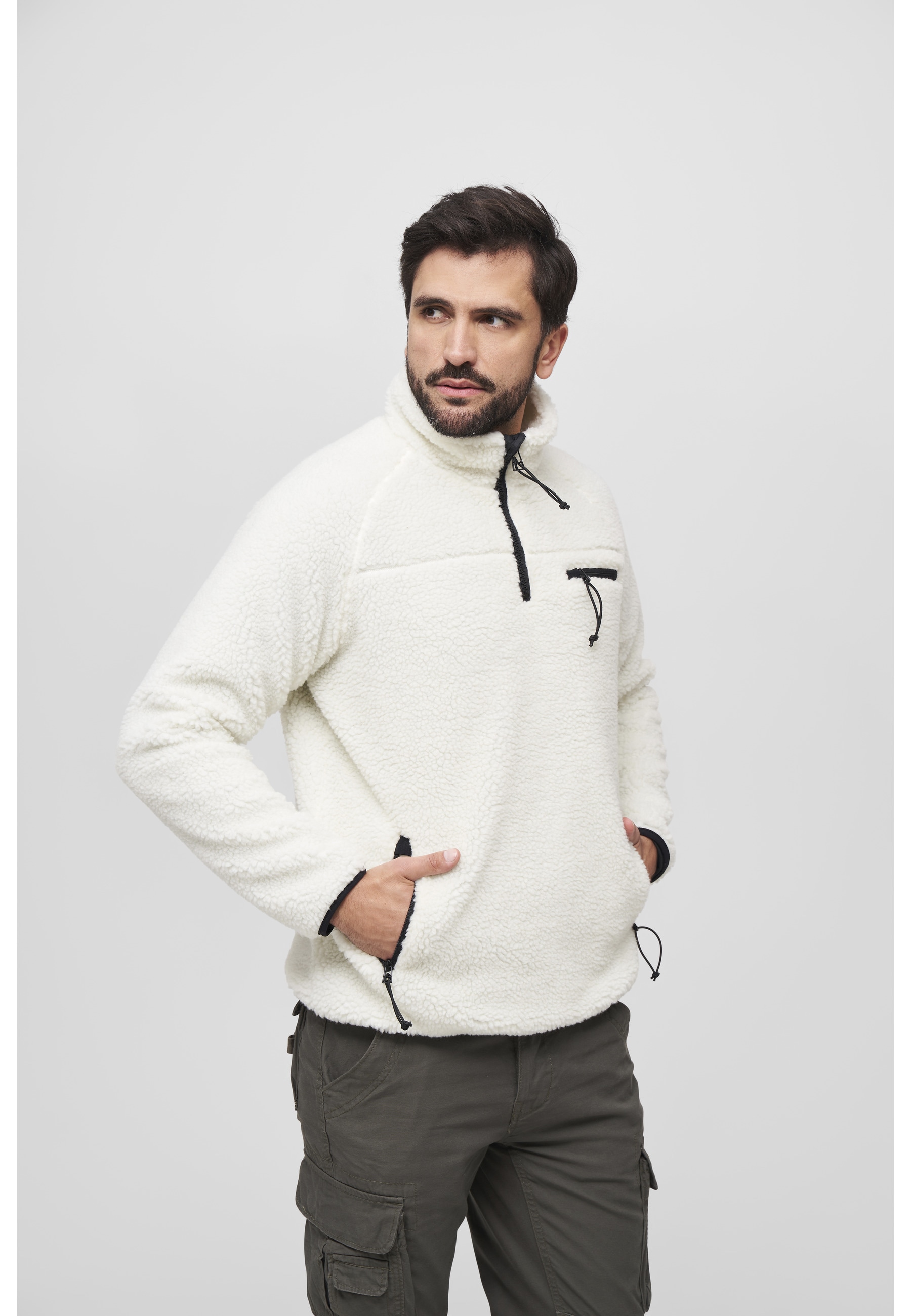 Brandit Kapuzenpullover »Brandit Herren Teddyfleece Troyer« 1 Stk.