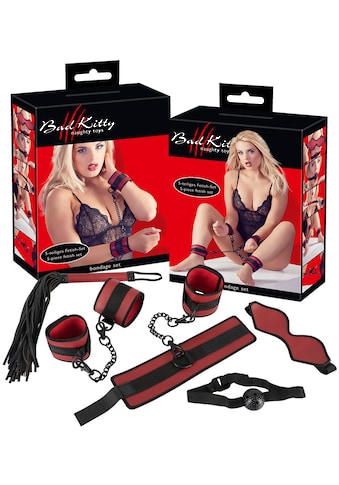 Bad Kitty Bondage-Set »BK Fesselset rot/schwarz«...