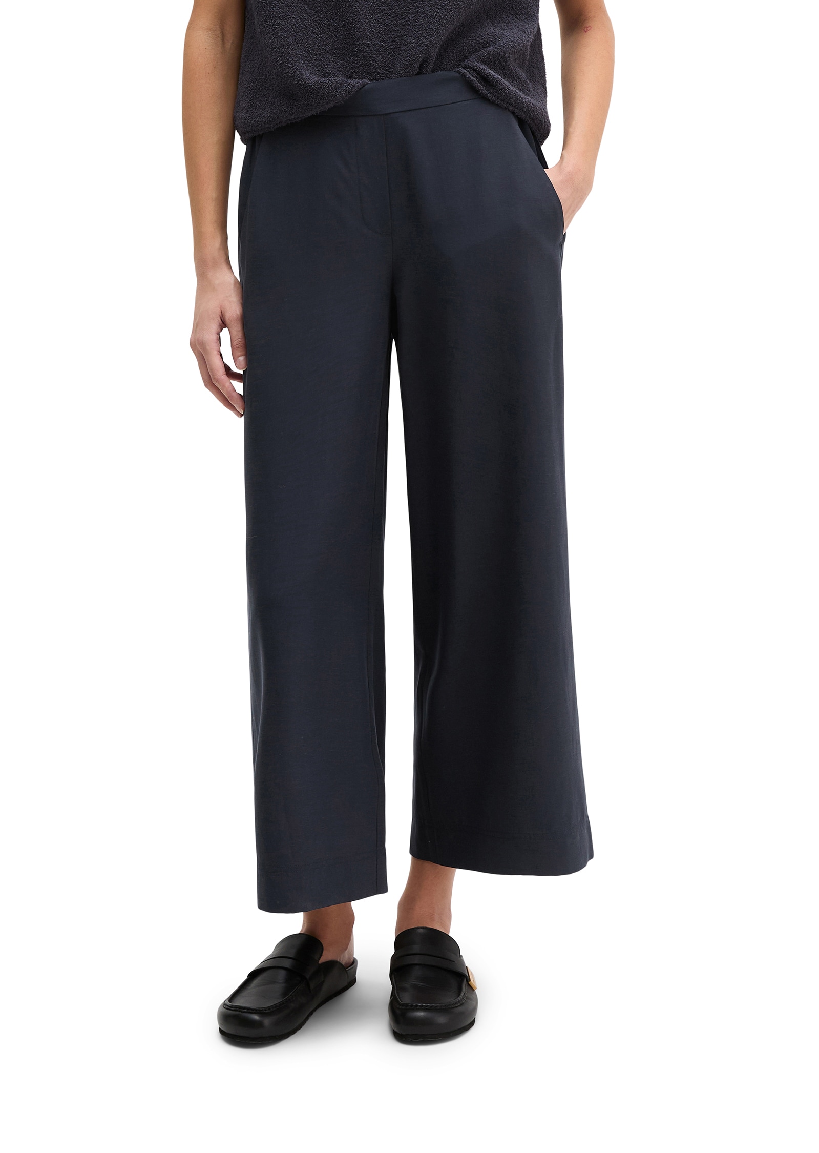 Marc OPolo "MARGO WIDE" Model Margo wide aus Lyocell-Leinen-Mix, elastischer Bund