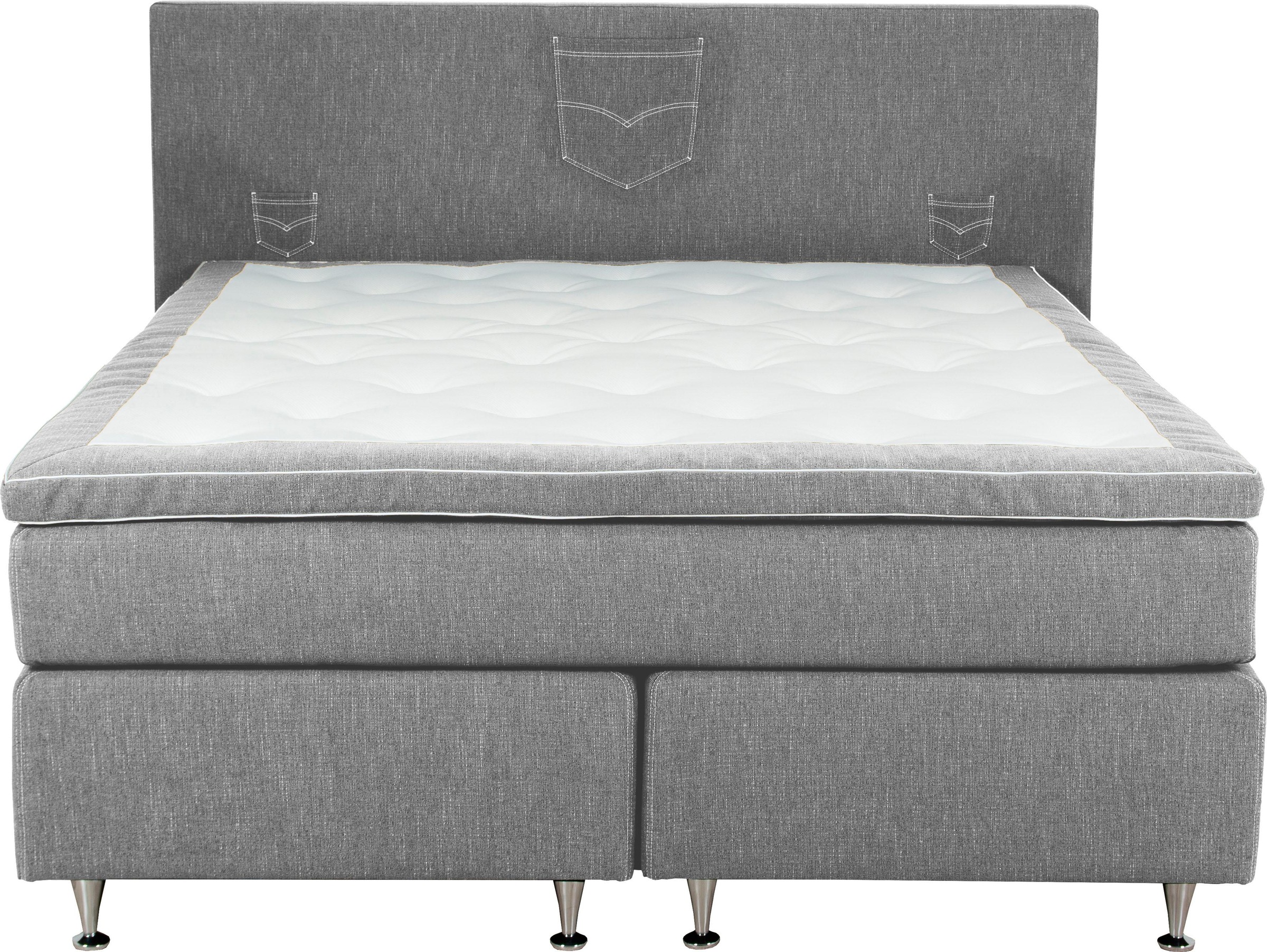 Home affaire Boxspringbett "Zahara" inkl. Topper, besonderes Highlight: auf günstig online kaufen