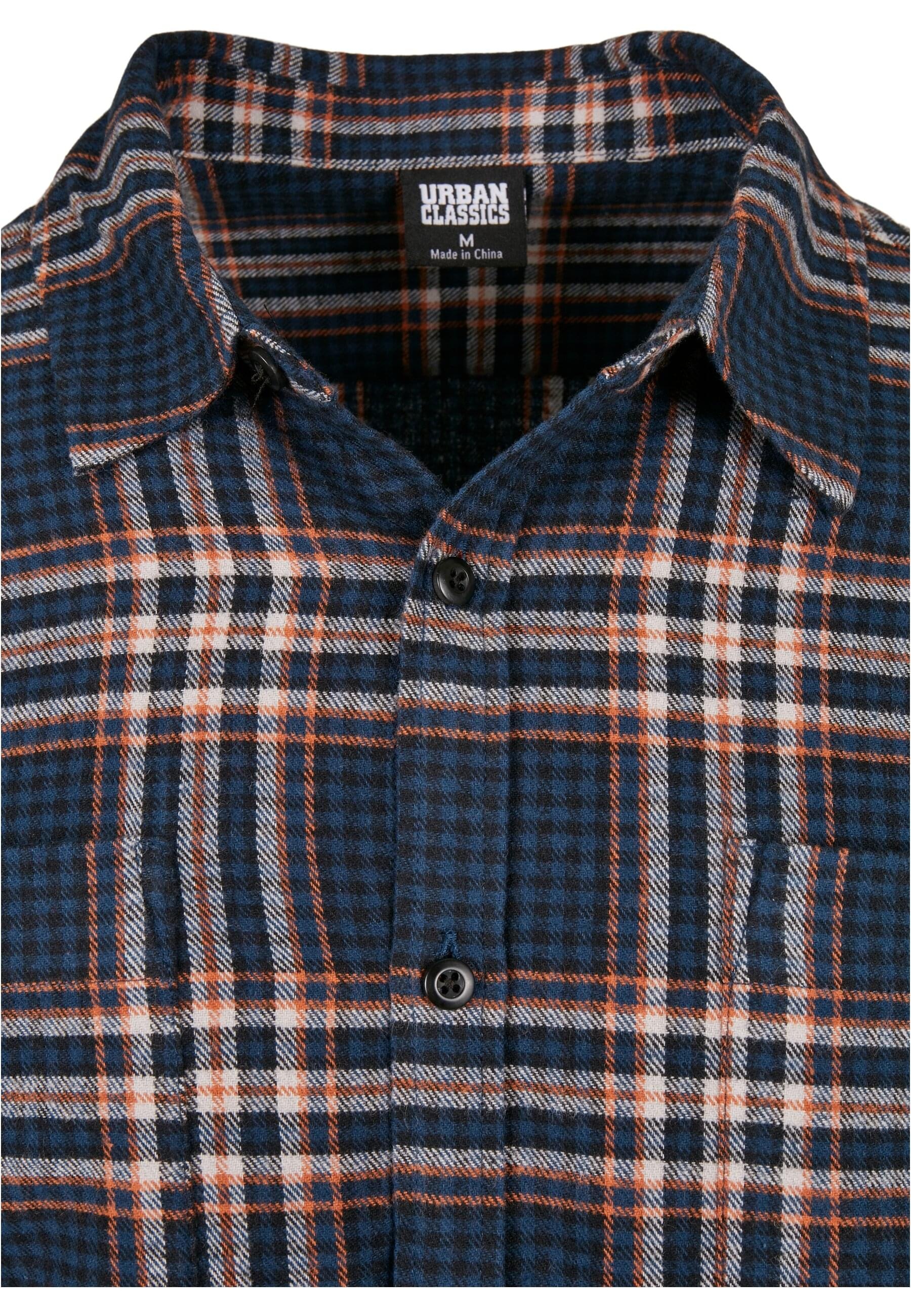 Thumbnail - URBAN CLASSICS Langarm-Poloshirt "Urban Classics Herren Checked Campus Shirt" 1 Stk.