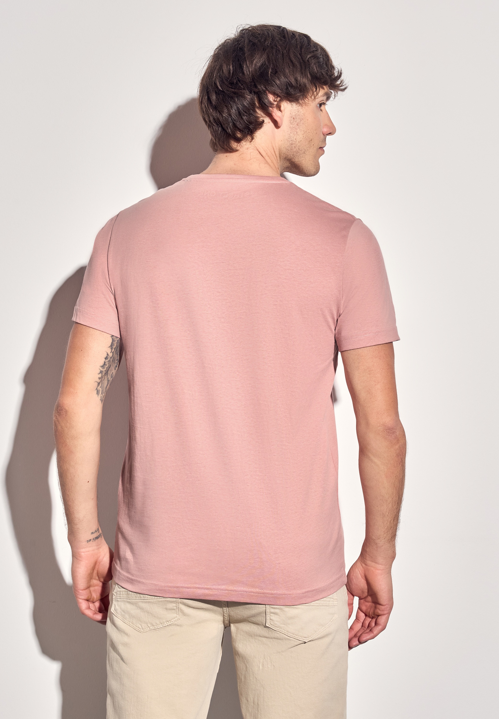 STREET ONE MEN T-Shirt, mit Rundhalsausschnitt günstig online kaufen