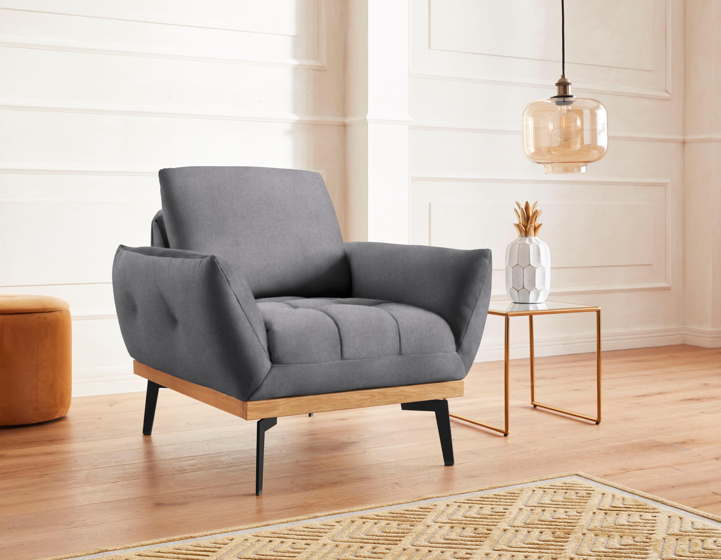 exxpo - sofa fashion Sessel "Palic, Loungesessel", inklusive Rückenverstell günstig online kaufen