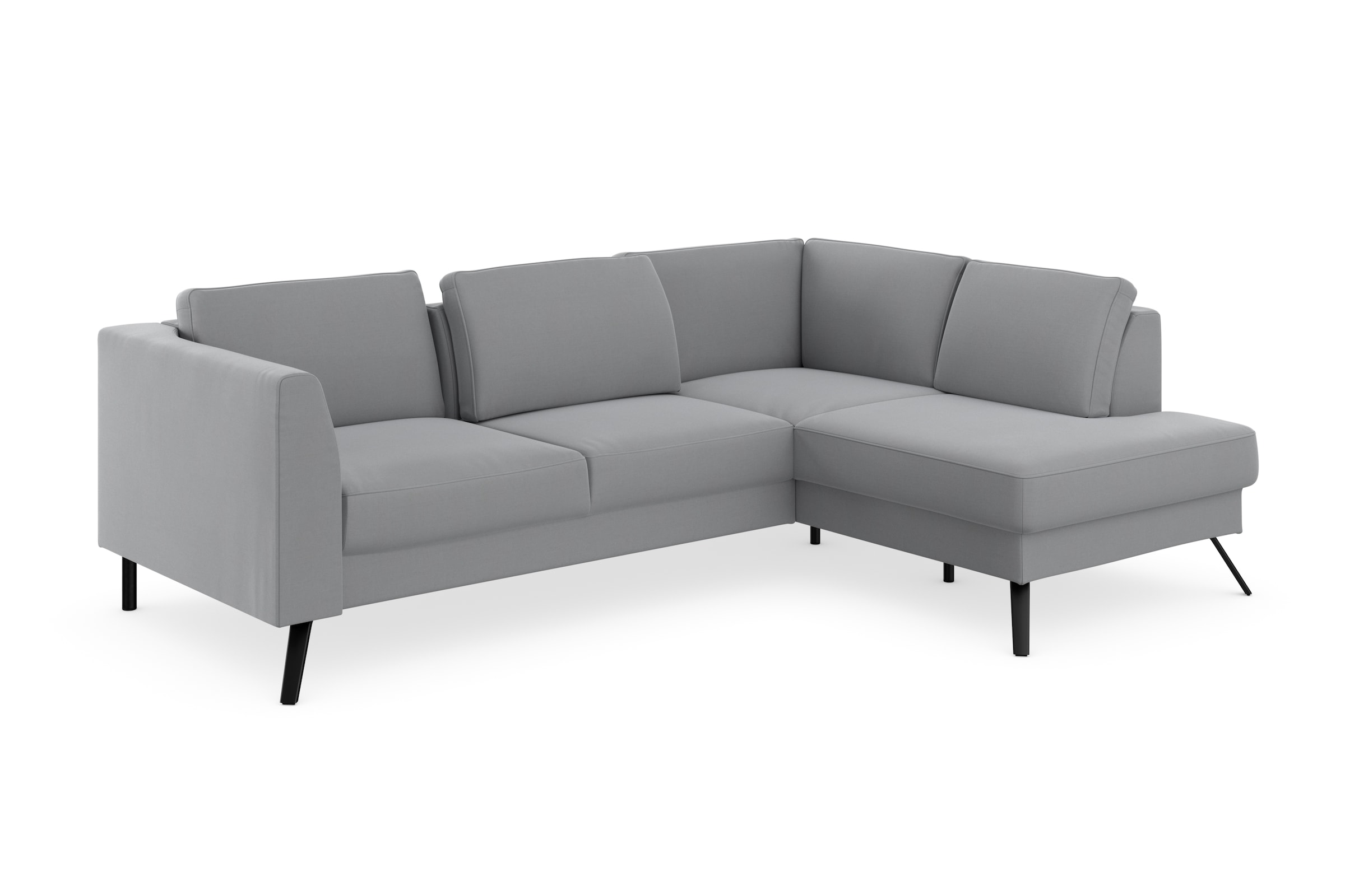sit&more Ecksofa »Lindholm L-Form«, mit Sitztiefenverstellung und Federkern