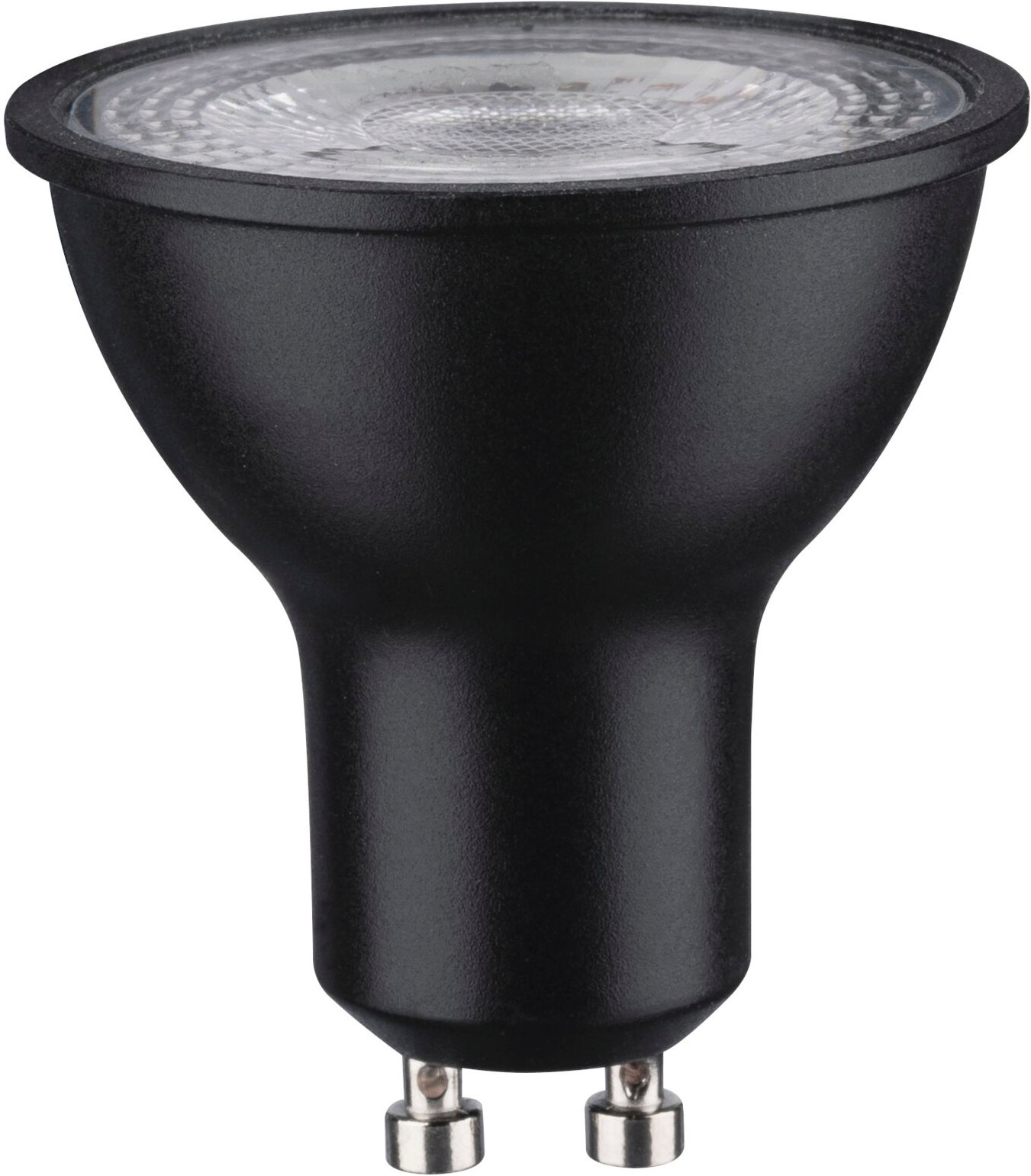 Paulmann LED-Leuchtmittel »750lm 2700K 36° schwarz matt dim 8W 230V RAL9004« GU10 1 Stk. Warmweiß Dimmbar
