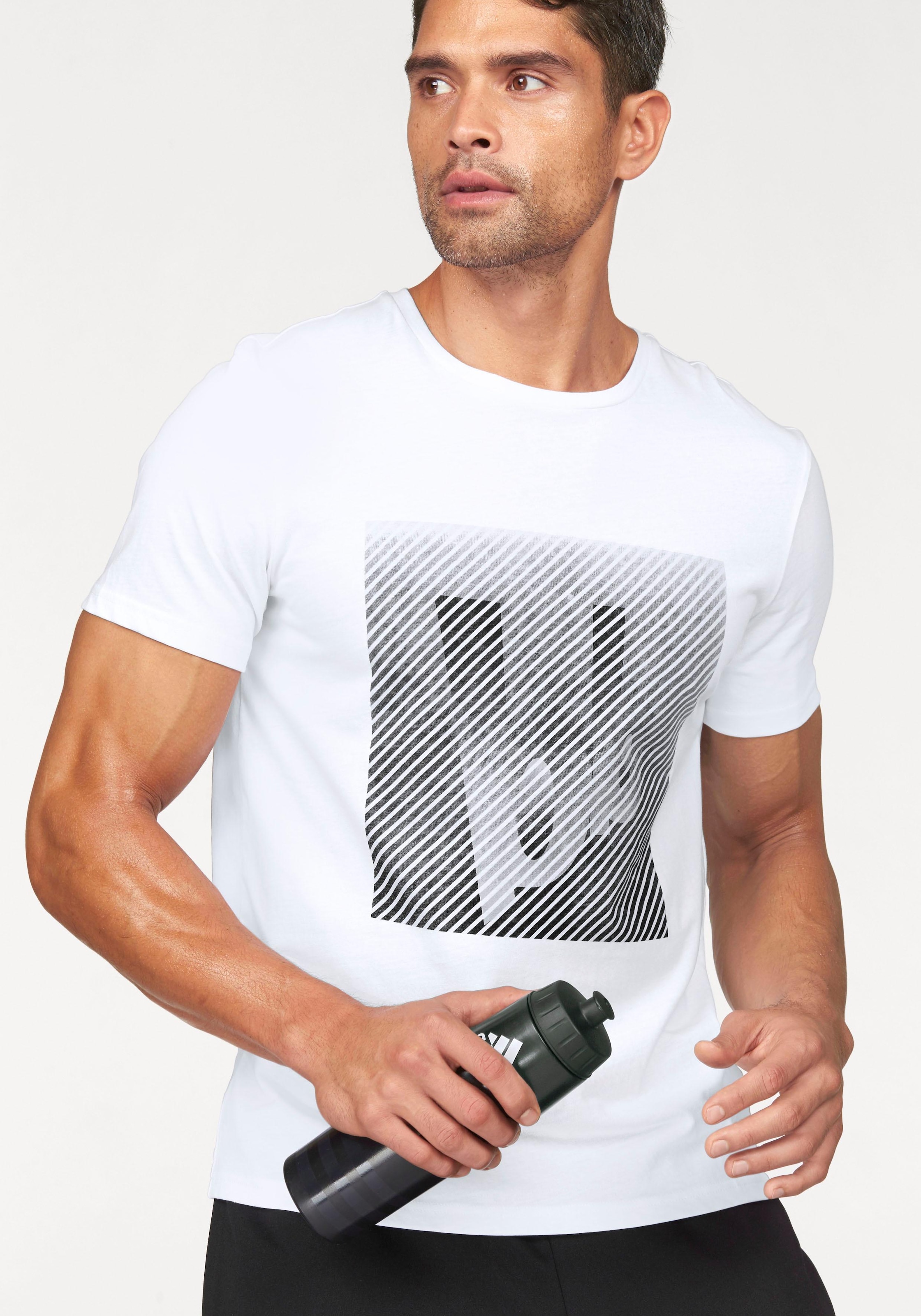 Bruno Banani T-Shirt, (Spar-Set, 2er-Pack), Kurzarm, schmal geschnitten, aus Single Jersey
