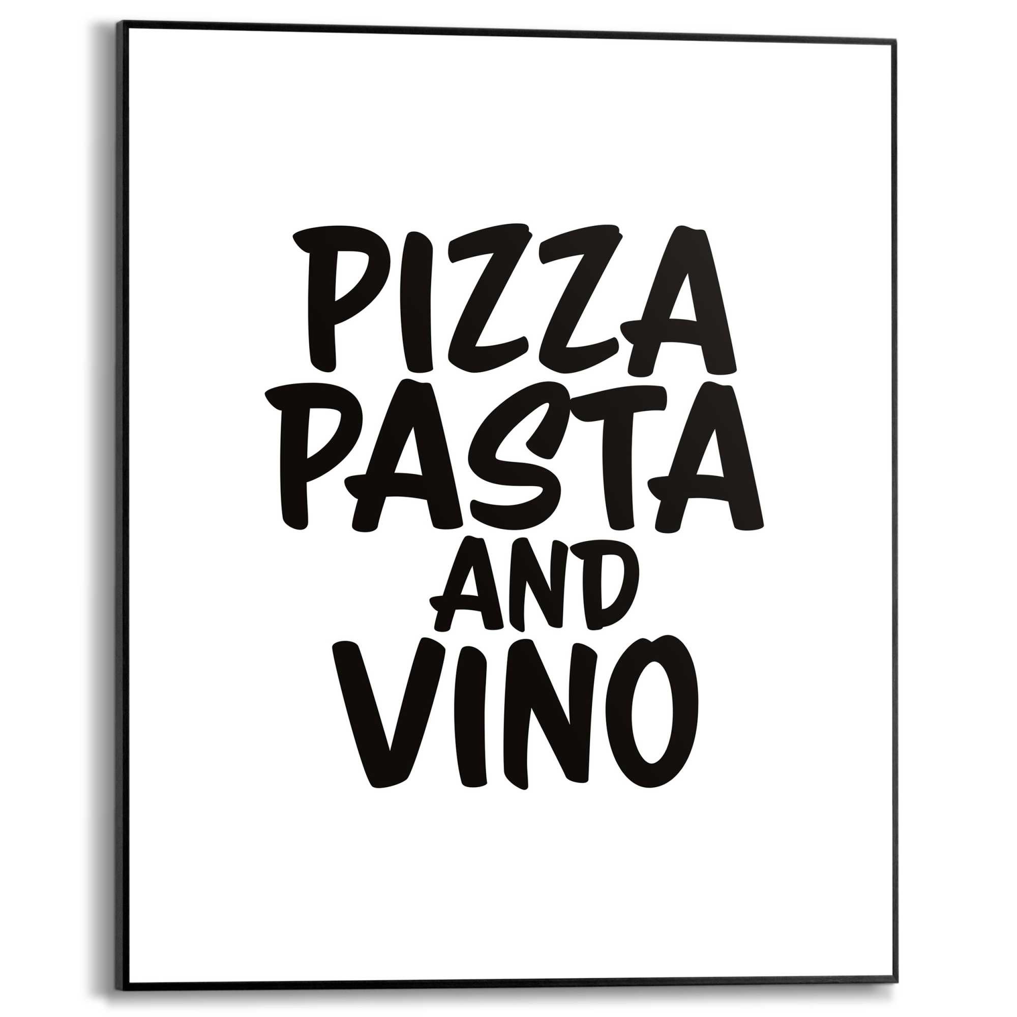 Reinders Bild mit Rahmen "Pizza, Pasta and Vino" günstig online kaufen