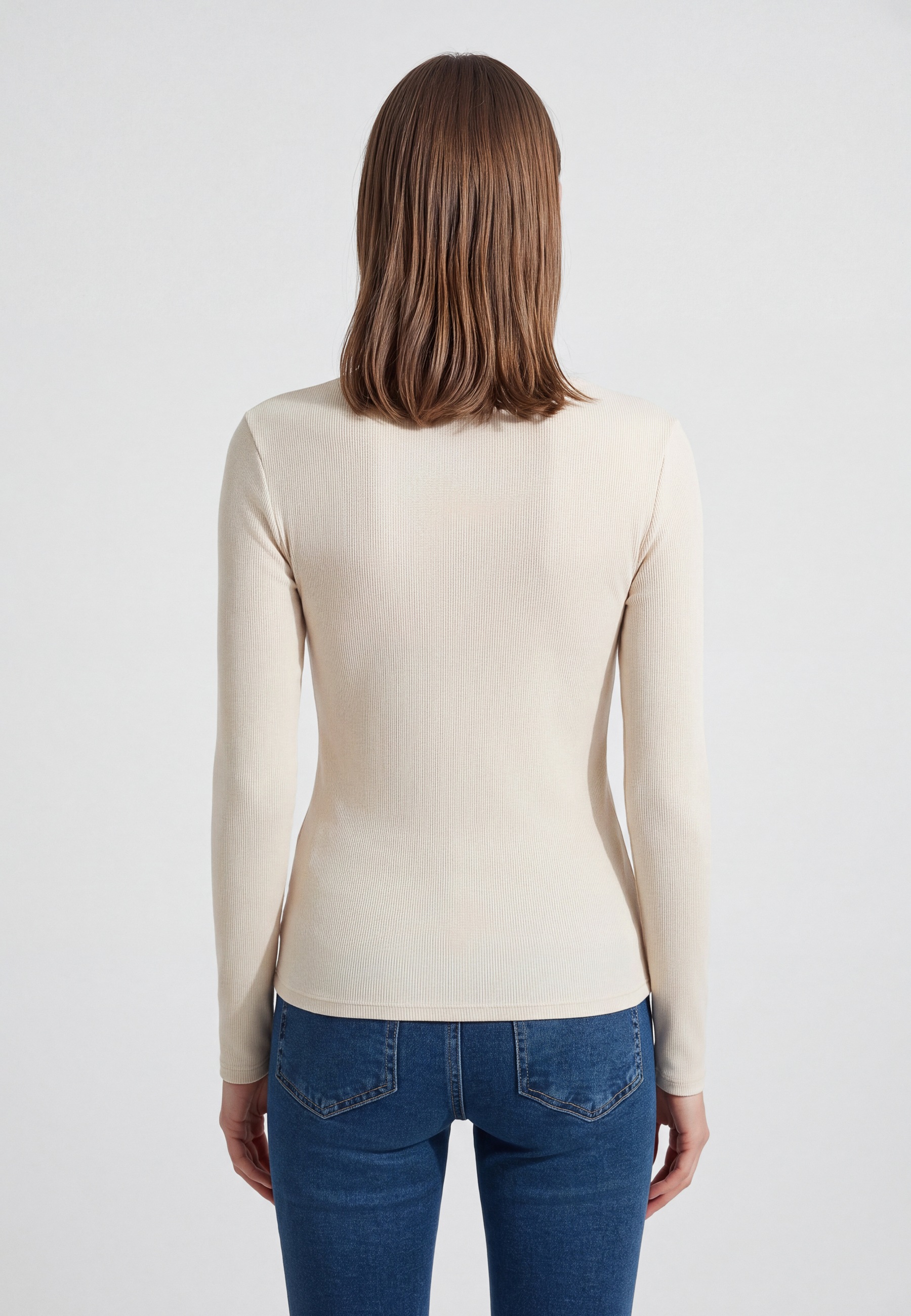 Mavi Langarmshirt »FASHION JERSEY« Spitzen Top