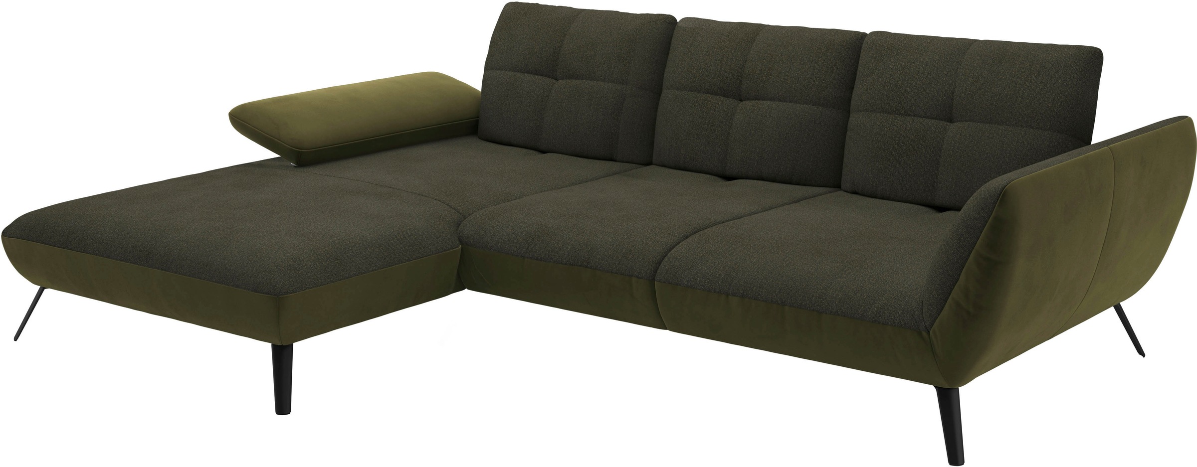 Places of Style Ecksofa »Mikado L-Form«, inkl. Sitztiefenverstellung und Armteilverstellung