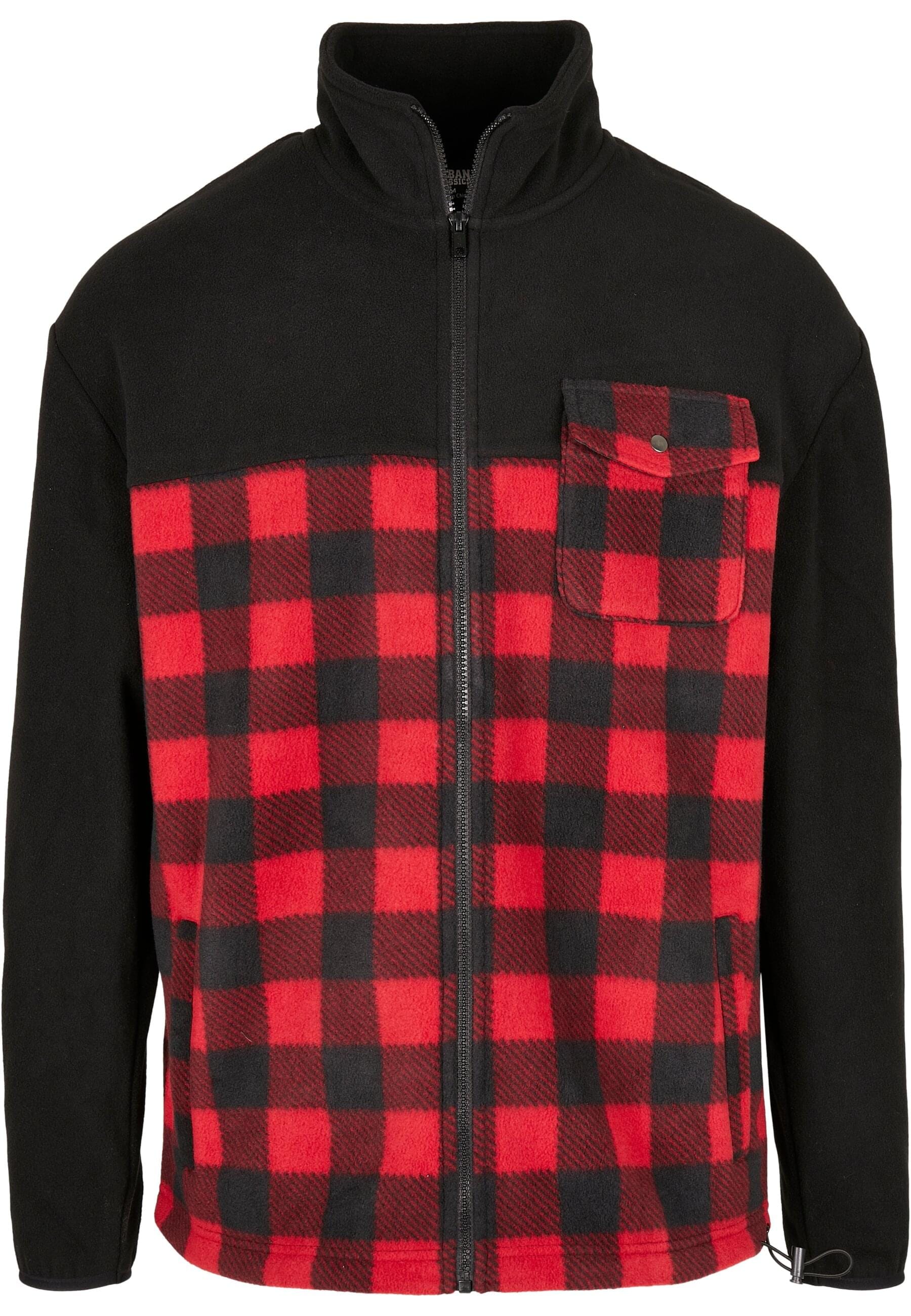 URBAN CLASSICS Winterjacke "Urban Classics Herren Patterned Polar Fleece Tr günstig online kaufen