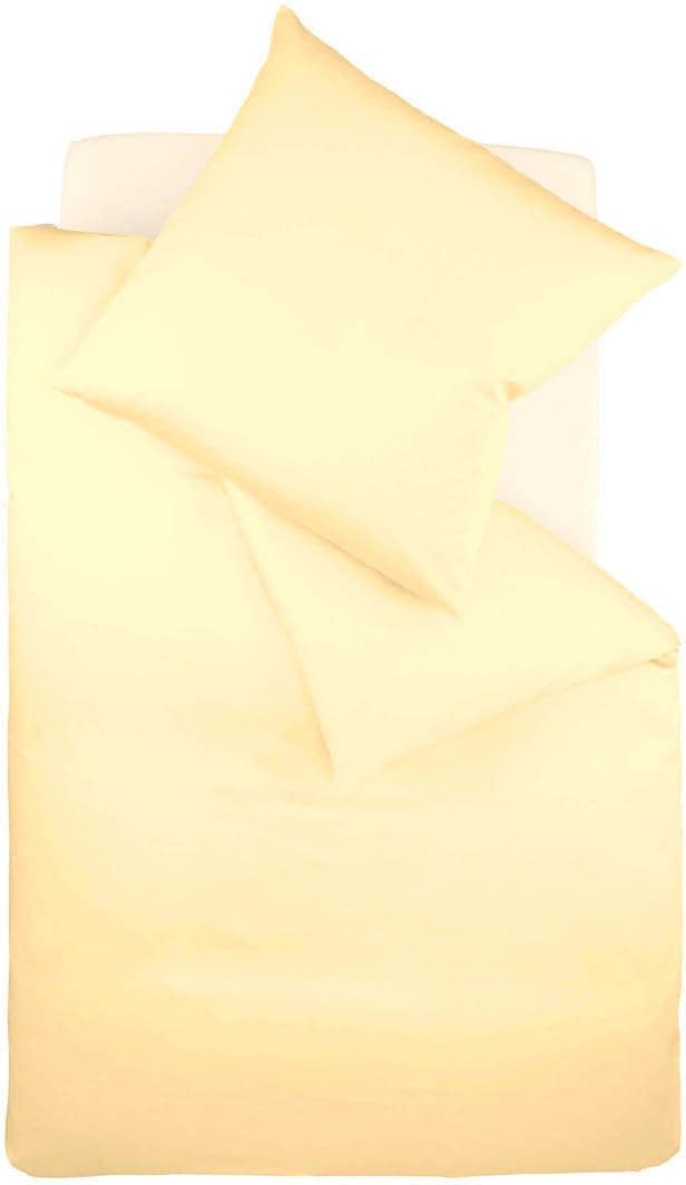 fleuresse Bettwäsche "Colours in 135x200, 155x220 oder 200x200 cm" 2 Stk. Bettwäsche aus 100% Baumwolle, uni, mit Reißverschluss