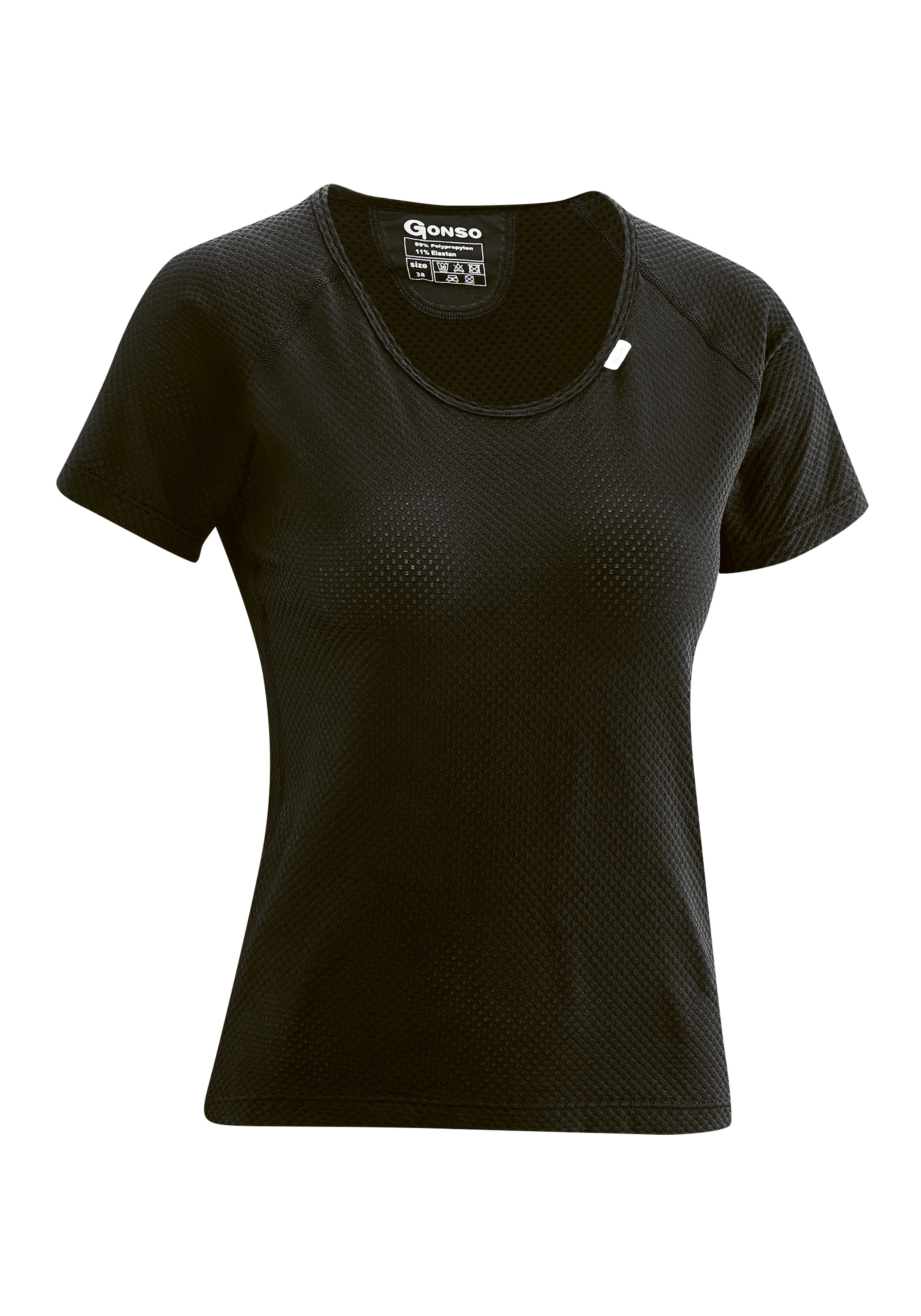 Gonso Funktionsshirt "Ave", Damen Fahrrad-Unterhemd, elastisch und atmungsaktiv, Rundhals Radshirt