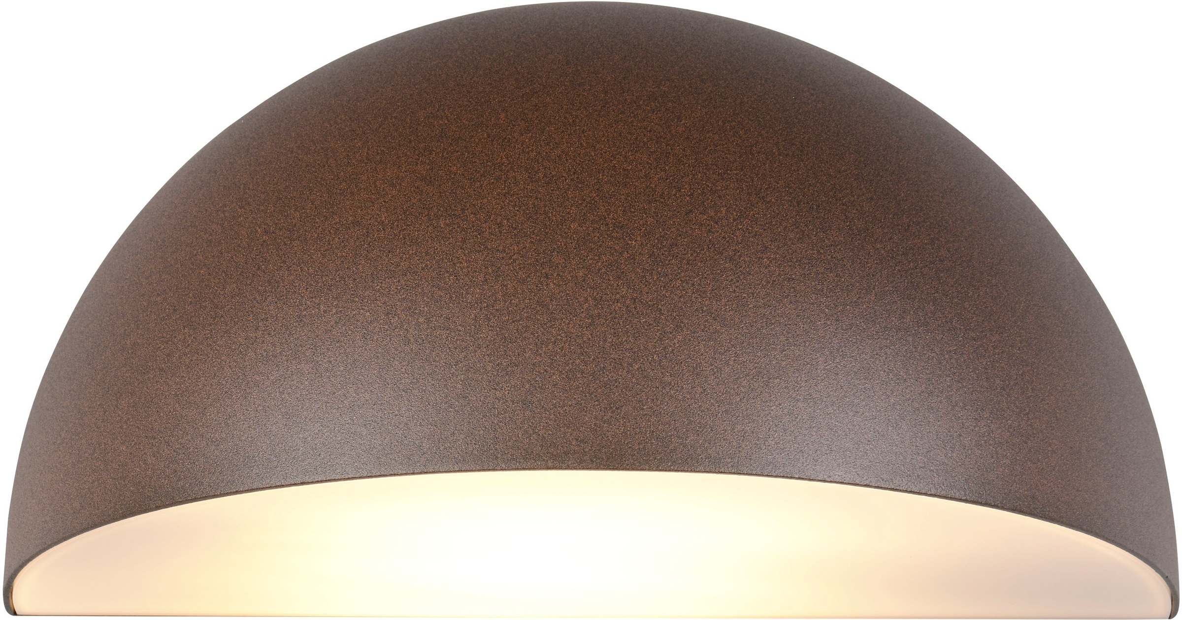 TRIO Leuchten Außen-Wandleuchte »MAAS, Hauswand Leuchte Downlight kugelförmig Metall Aluminium IP44«, 1 flammig, Leuchtmittel E27 | Leuchtmittel wechselbar, exkl 1x E27 max 10W, Breite 27cm Höhe 14cm, Leuchtmittel wechselbar