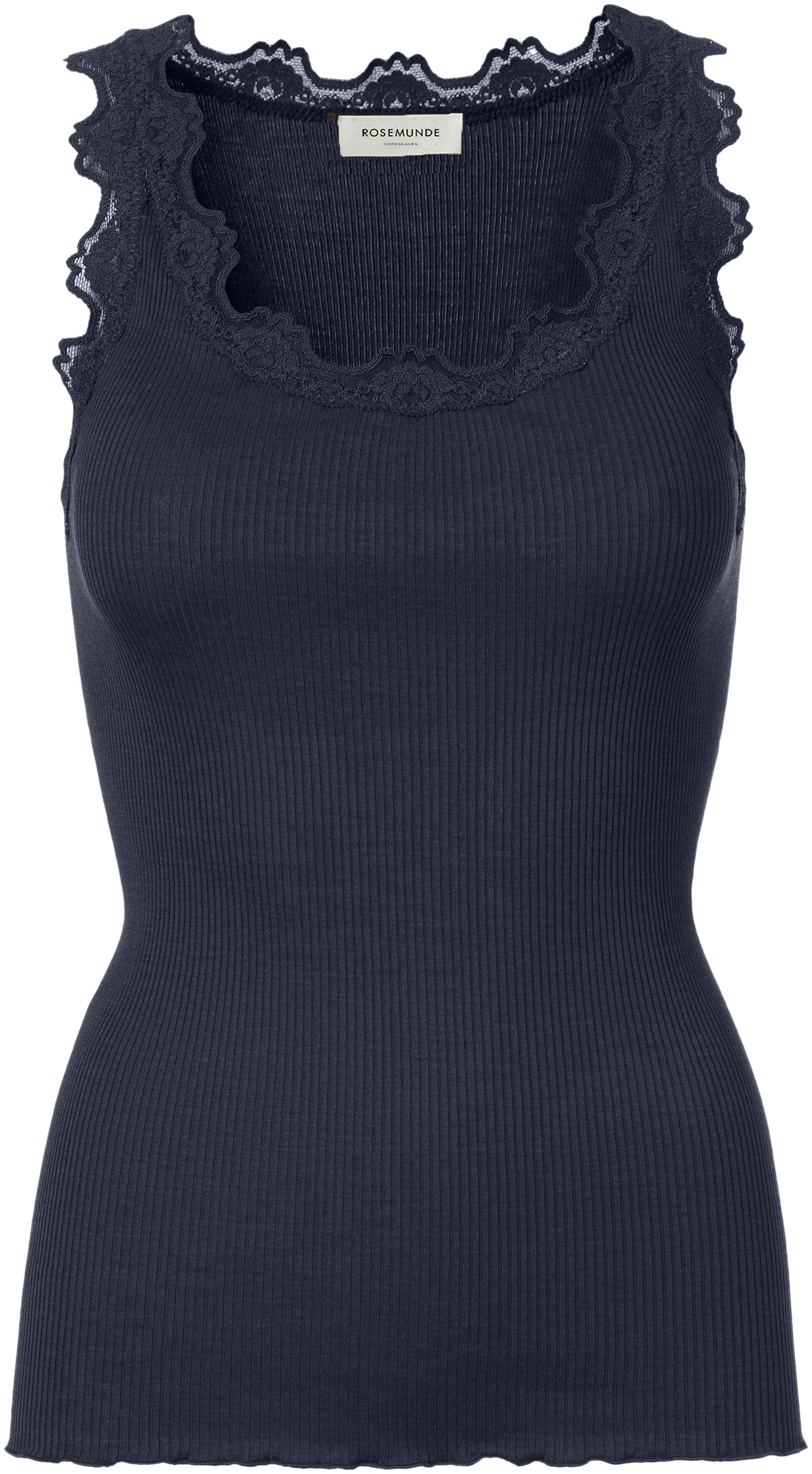 rosemunde Tanktop "Babette Silk Top" Vintage-Spitzenbesatz, breite Träger, günstig online kaufen