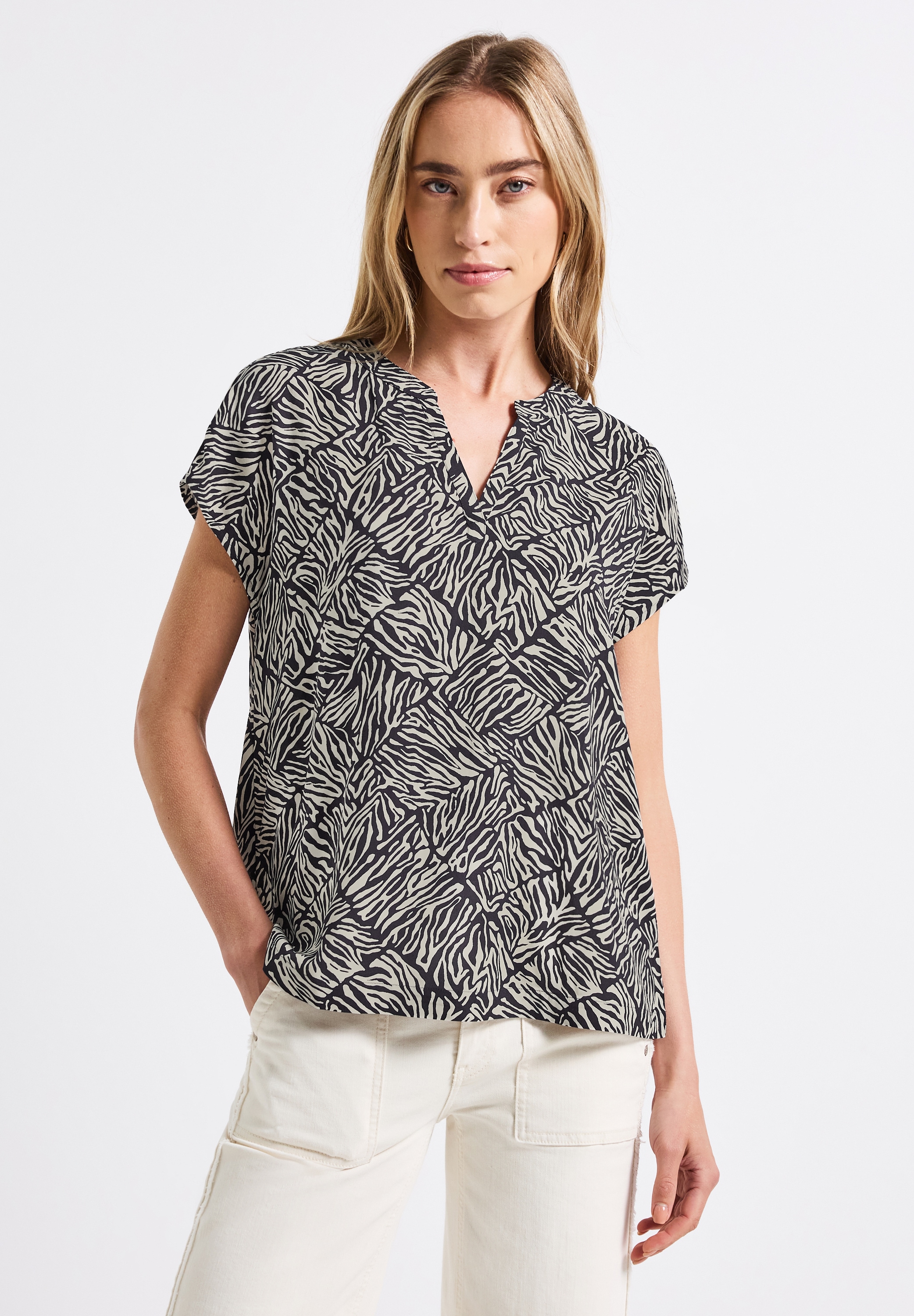 STREET ONE Shirtbluse, aus softer Viskose günstig online kaufen