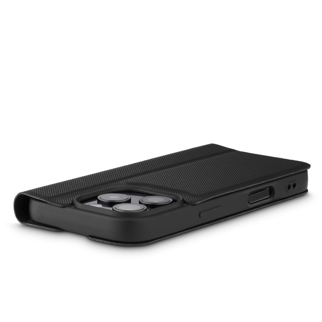 Hama Smartphone-Hülle »Handytasche Booklet für Apple iPhone 16 Pro Max, Kartenfächer, Schwarz«, iPhone 16 Pro Max, Standfunktion, Kartenfächer