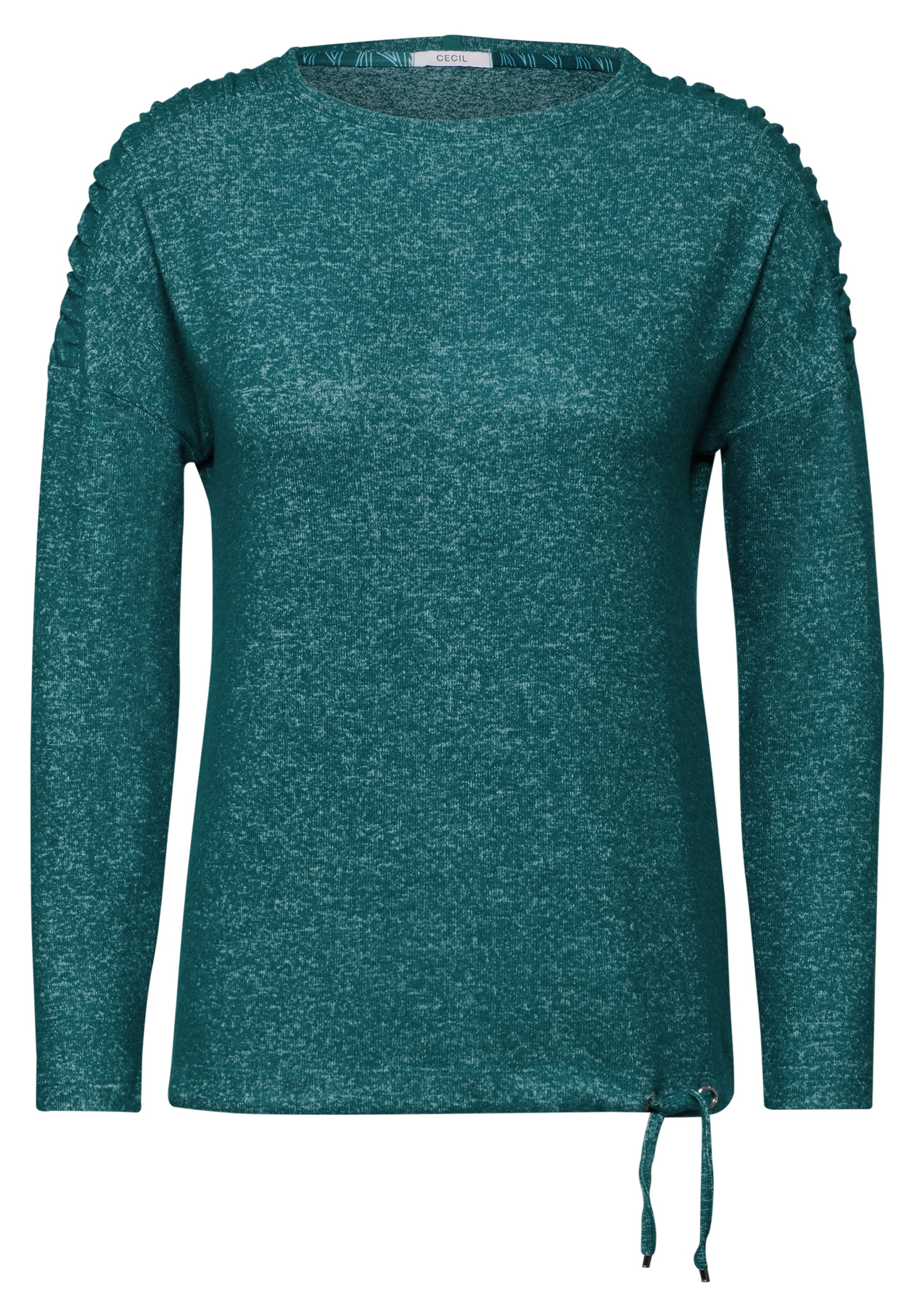 Cecil Langarmshirt, mit Tunnelzugsaum