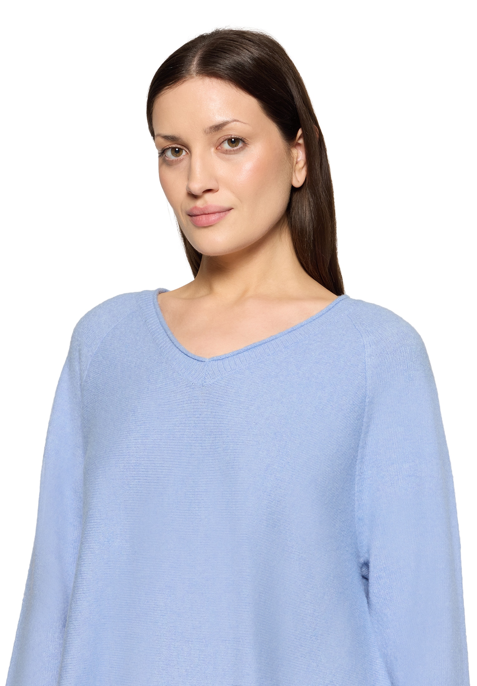 Cartoon Strickpullover »Damen mit V-Ausschnitt« 1