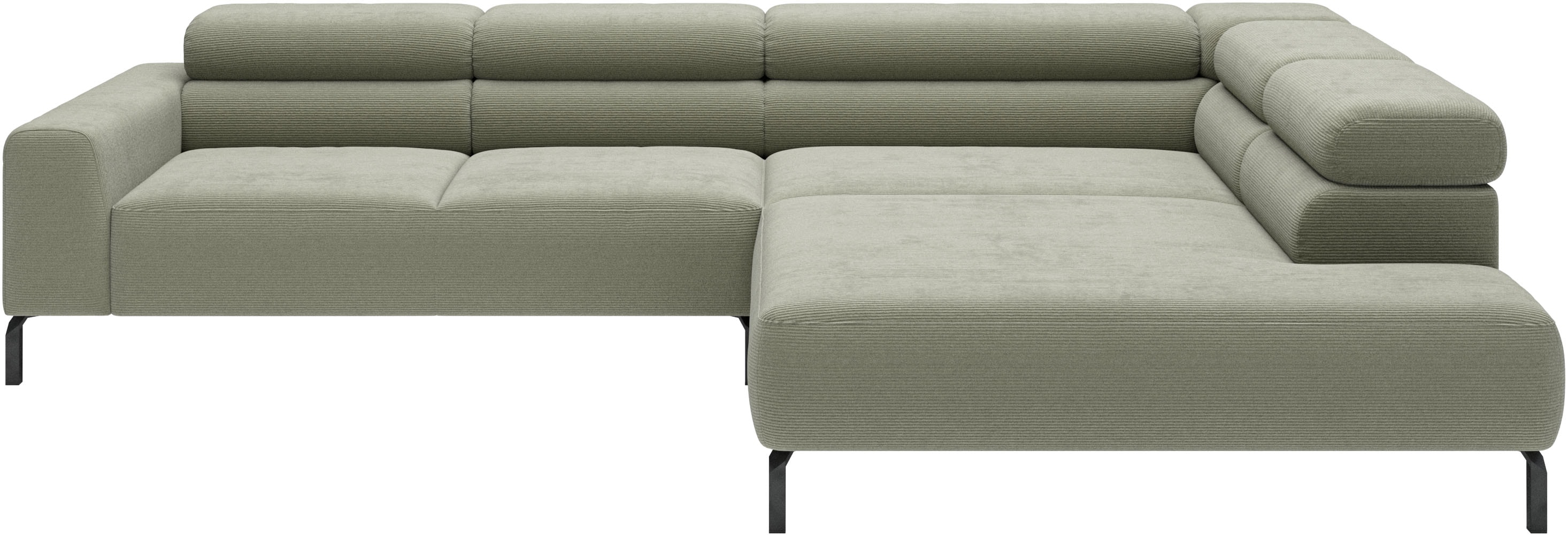 Home affaire Ecksofa "Antonelli, L-Form, incl. Kopfteilverstellung, Breite 312 cm" wahlweise elektrische Sitztiefenverstellung