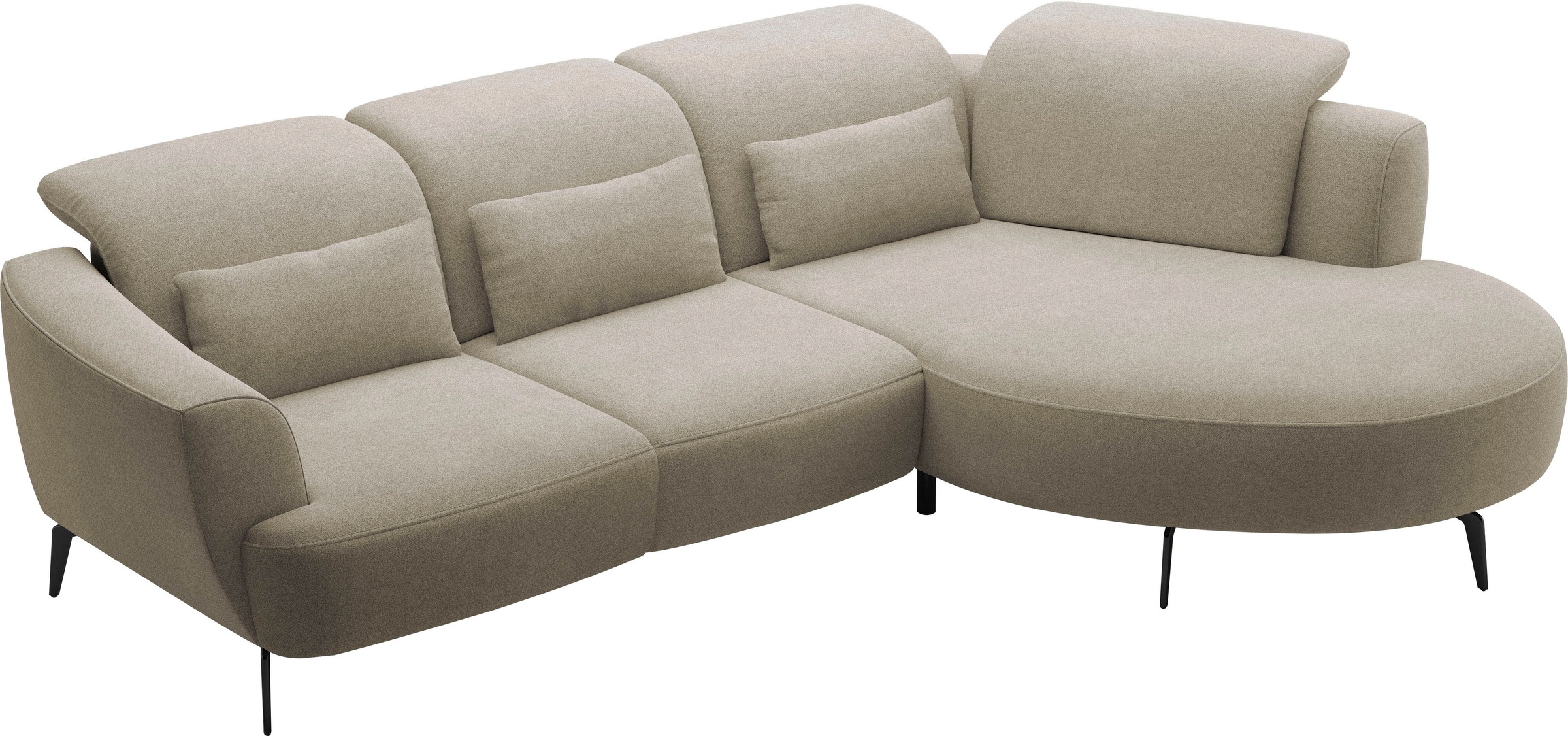 Thumbnail - sit&more Ecksofa "Zoe" ink.Sitztiefenverstellung, wahlweise mit Kopfteilverstellung