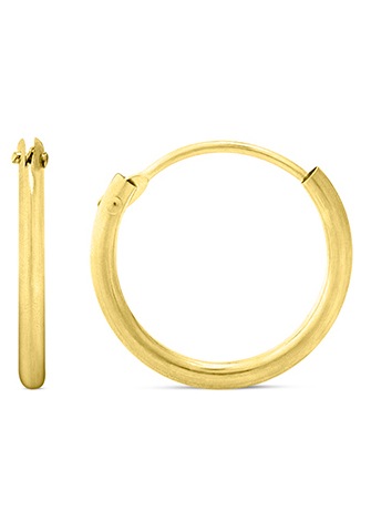 Firetti Paar Creolen »Schmuck Geschenk, 1,3 mm breit«, Made in Germany