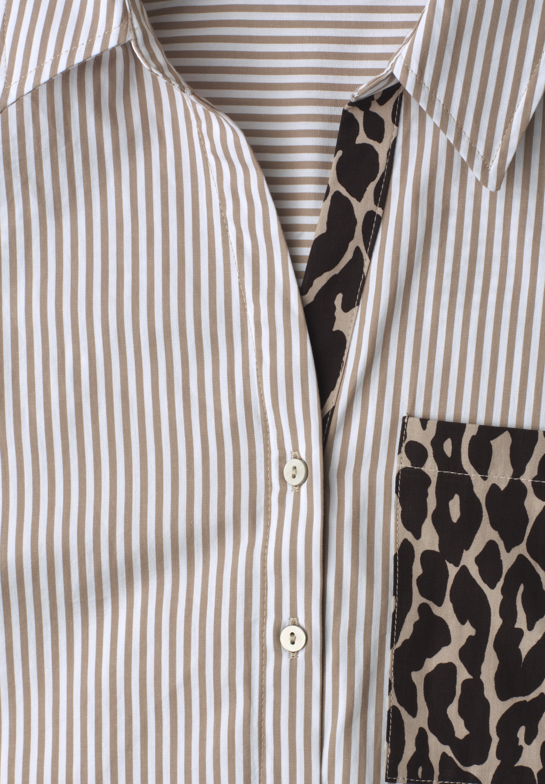STREET ONE Hemdbluse aus reiner Baumwolle