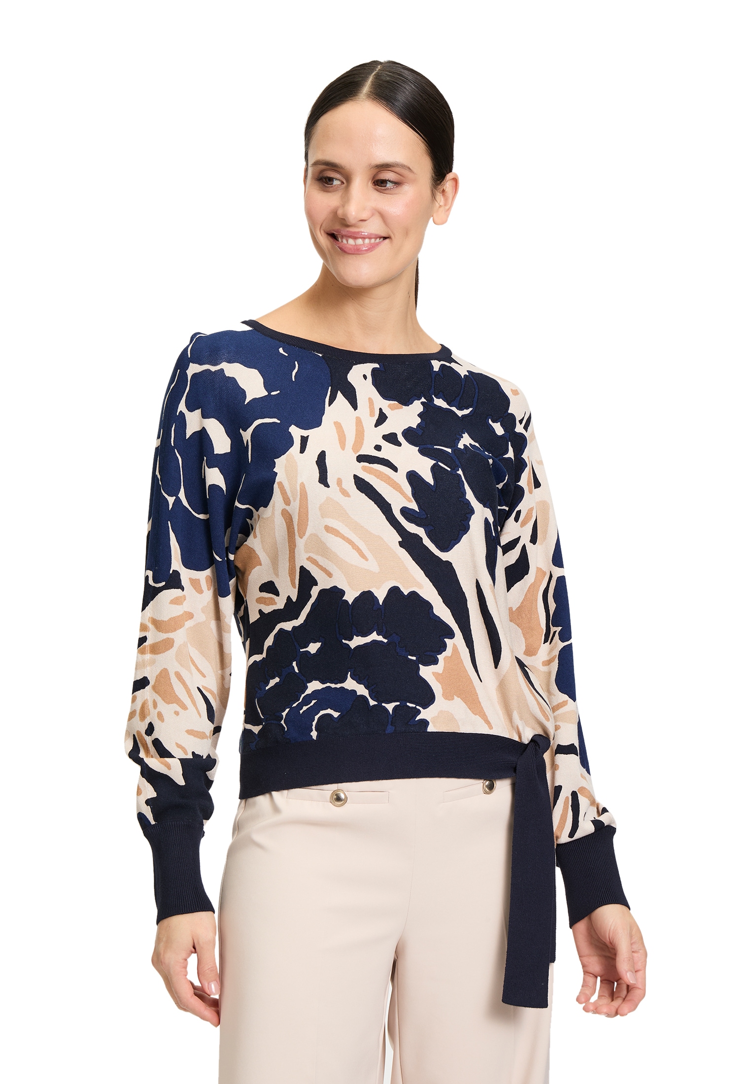 Betty Barclay Strickpullover "Betty Barclay Damen Feinstrickpullover mit Au günstig online kaufen