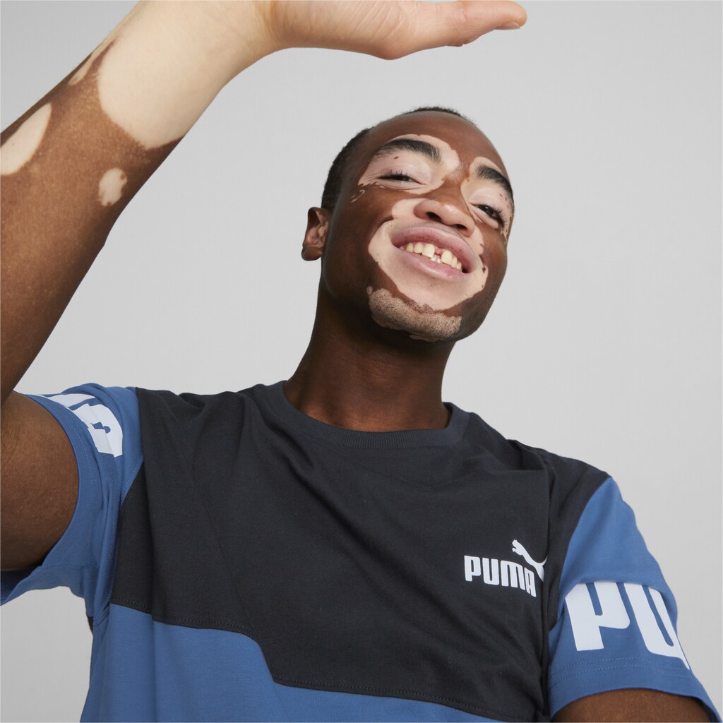 PUMA Trainingsshirt »Power Colourblock T-Shirt Herren«