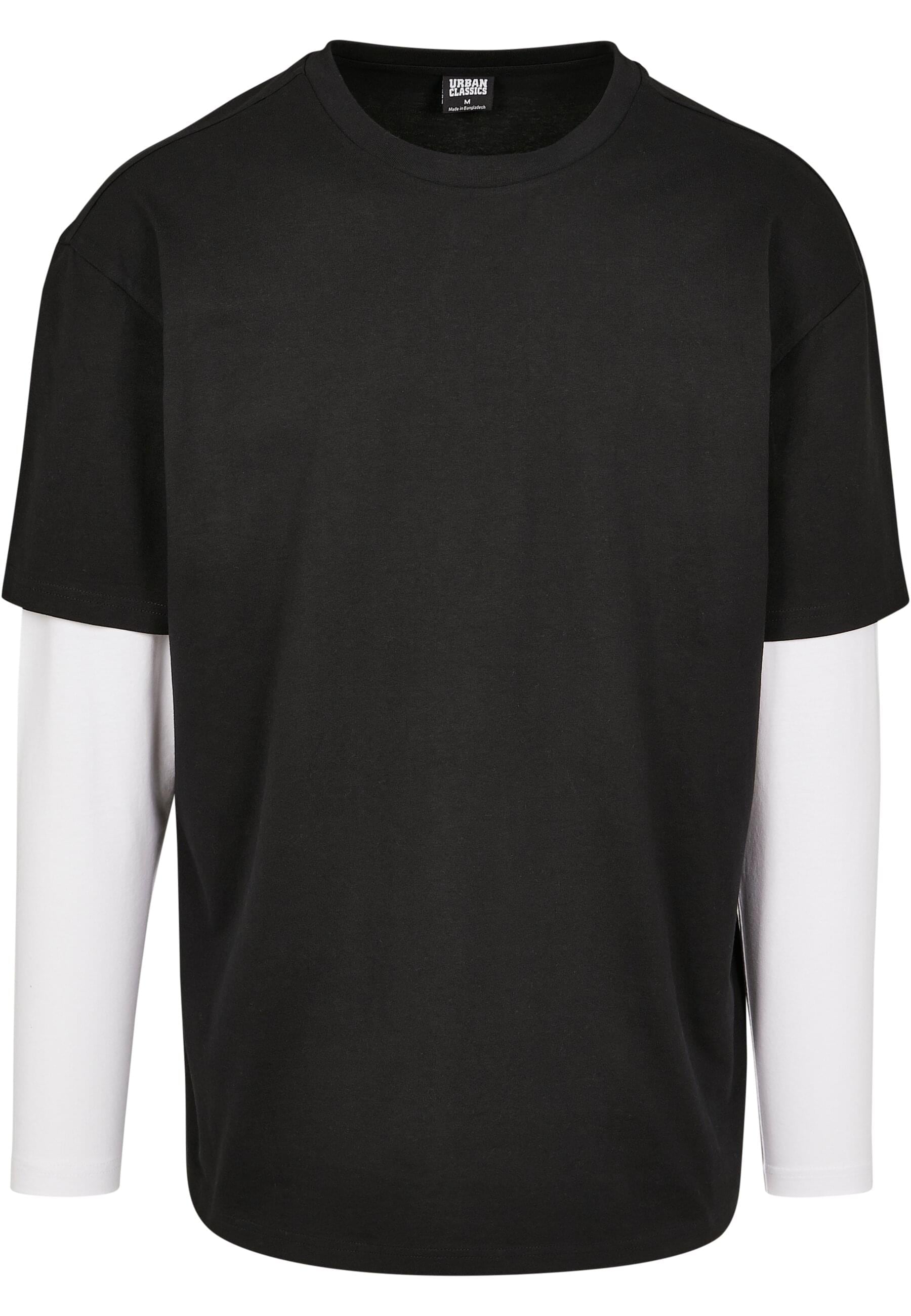 URBAN CLASSICS T-Shirt »Urban Classics Herren Oversized Shaped Double Layer LS Tee«