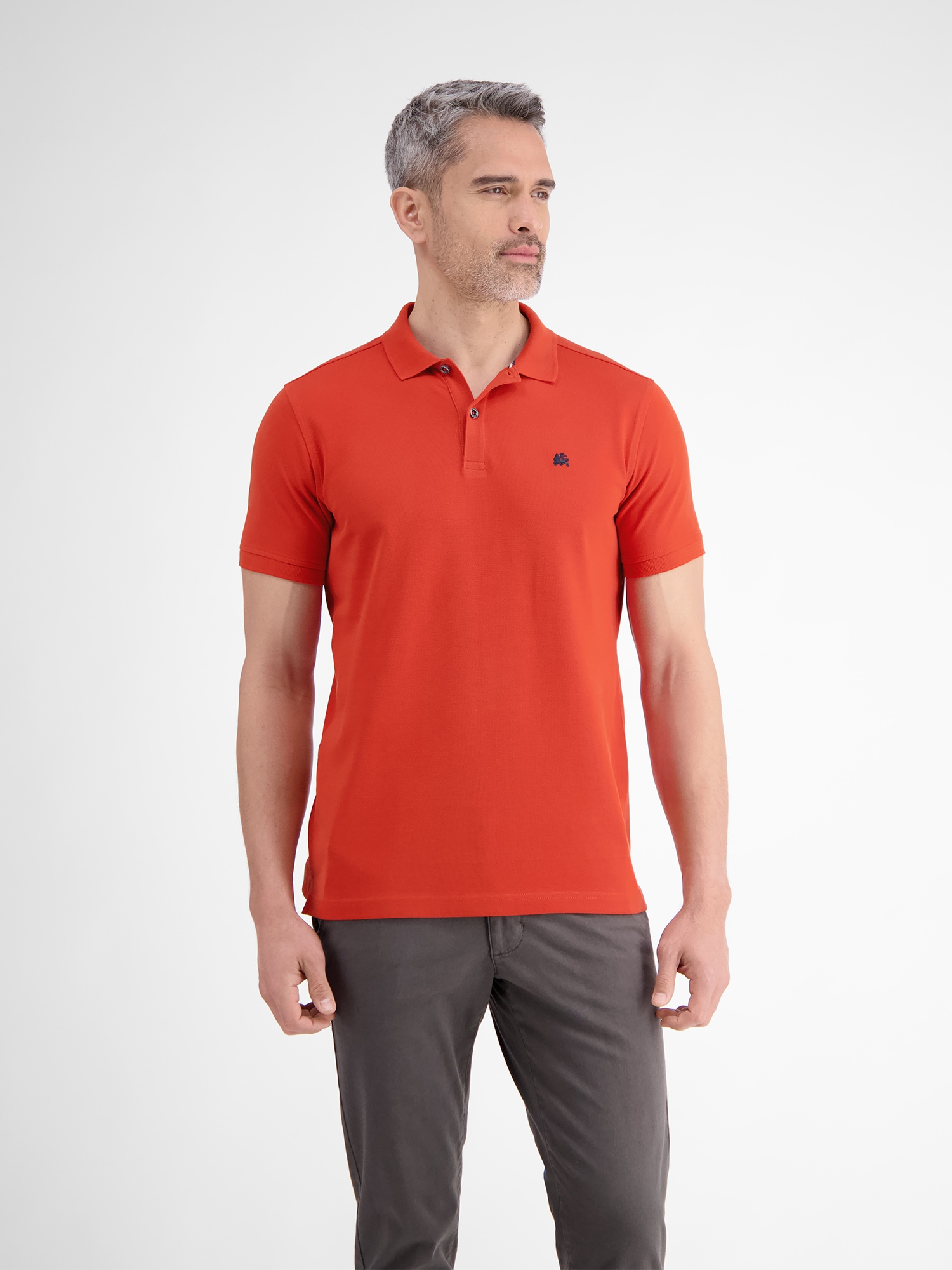 LERROS Poloshirt "LERROS Basic Poloshirt für Herren, unifarben" günstig online kaufen