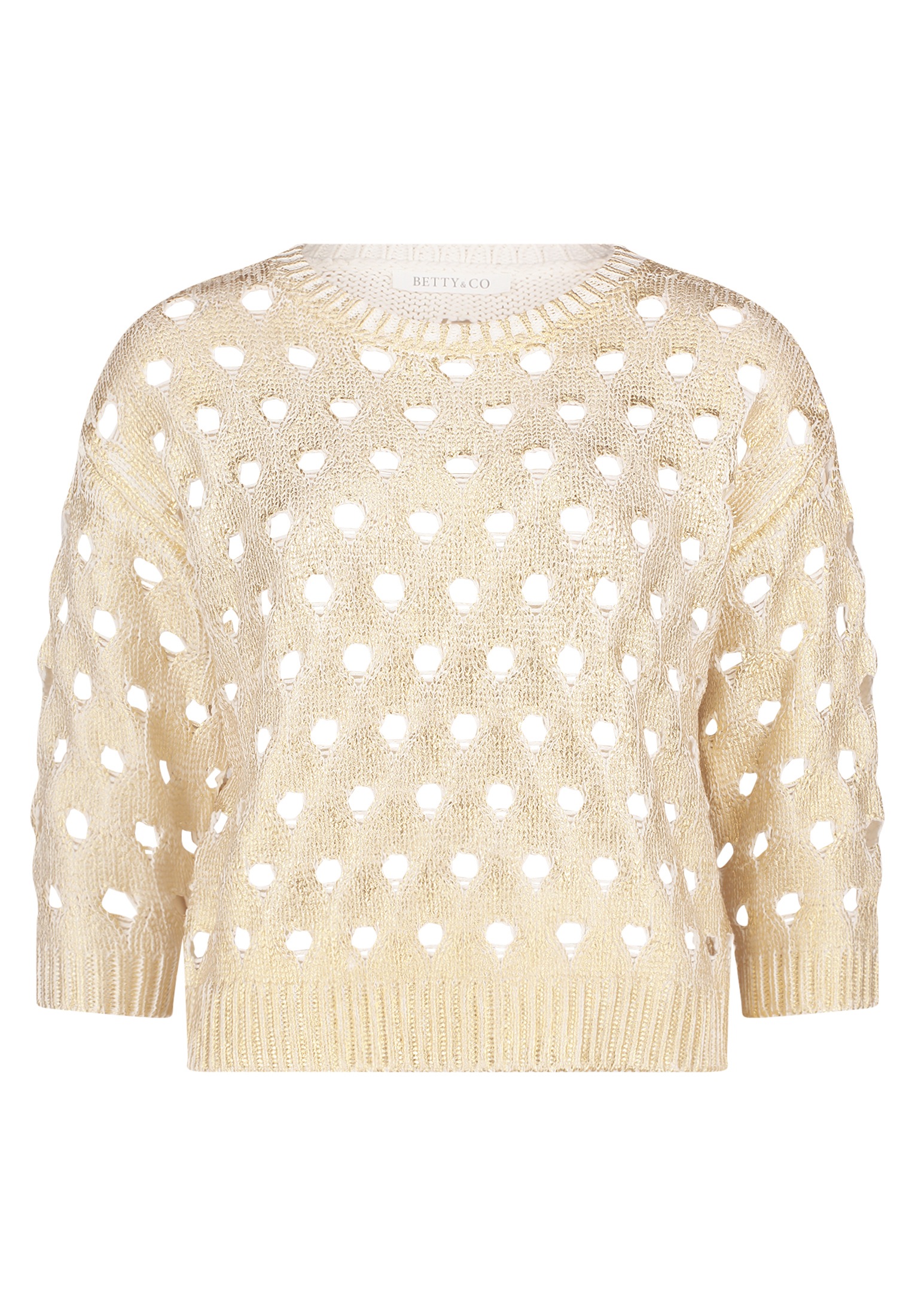 Betty&Co Strickpullover »Betty & Co Strickpullover mit Struktur«, (1 tlg.), Struktur